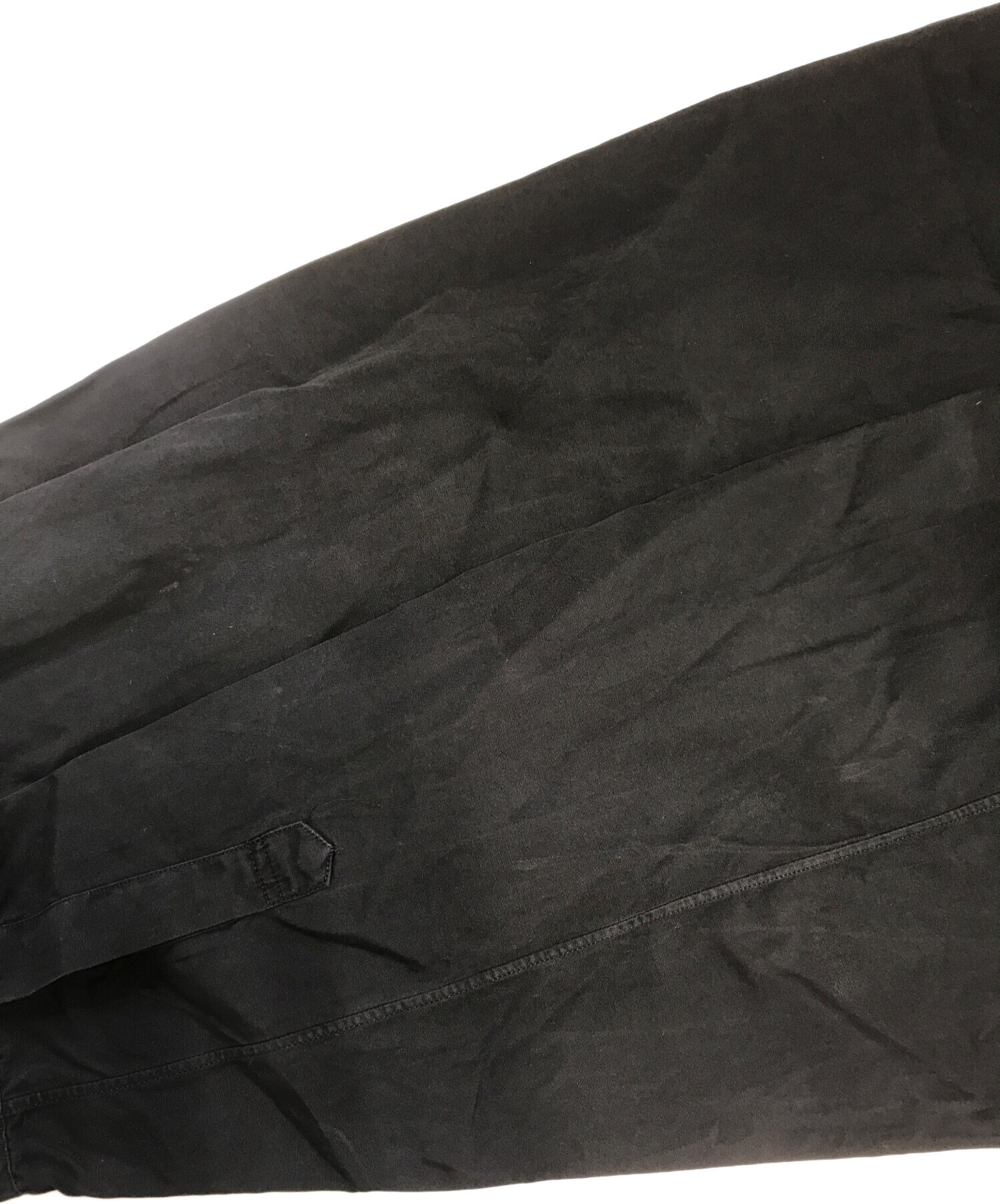 tricot COMME des GARCONS カジュアルシャツ M 黒 【古着】【中古】【送料無料】 トリココムデギャルソンtricot COMME des GARCONS 製品洗いピンタック