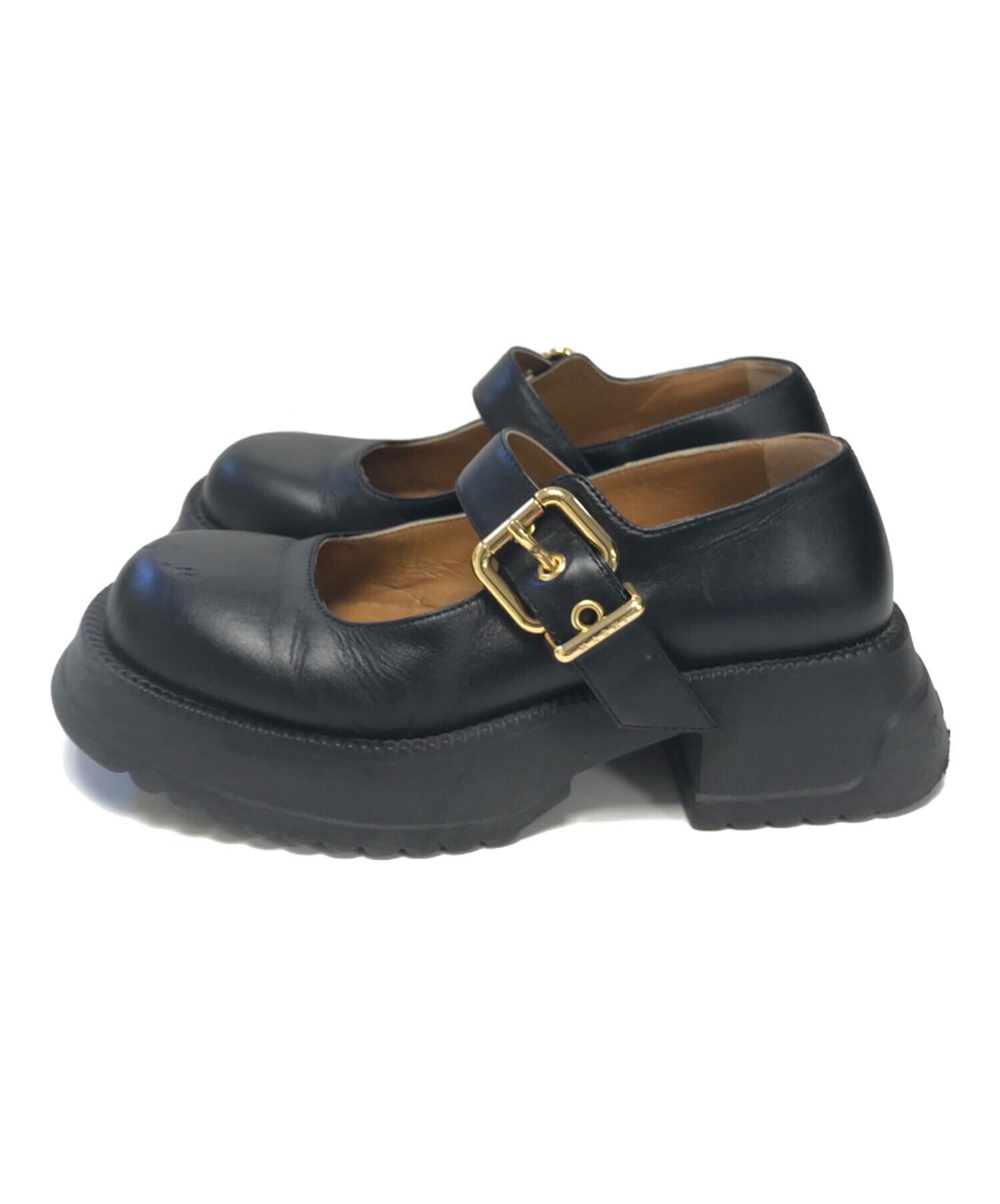 最終値下げ！【MARNIマルニ】レザー プラットフォームローファー 最終値下げ！【MARNIマルニ】レザー プラットフォームローファー