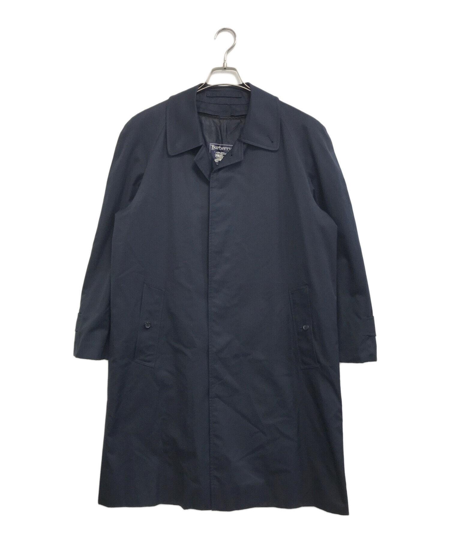 【未使用に近い・希少L】バーバリー ステンカラーコート ライナー 紺色 メンズ 中古・古着通販】Burberry's (バーバリーズ) ライナー付ステンカラー