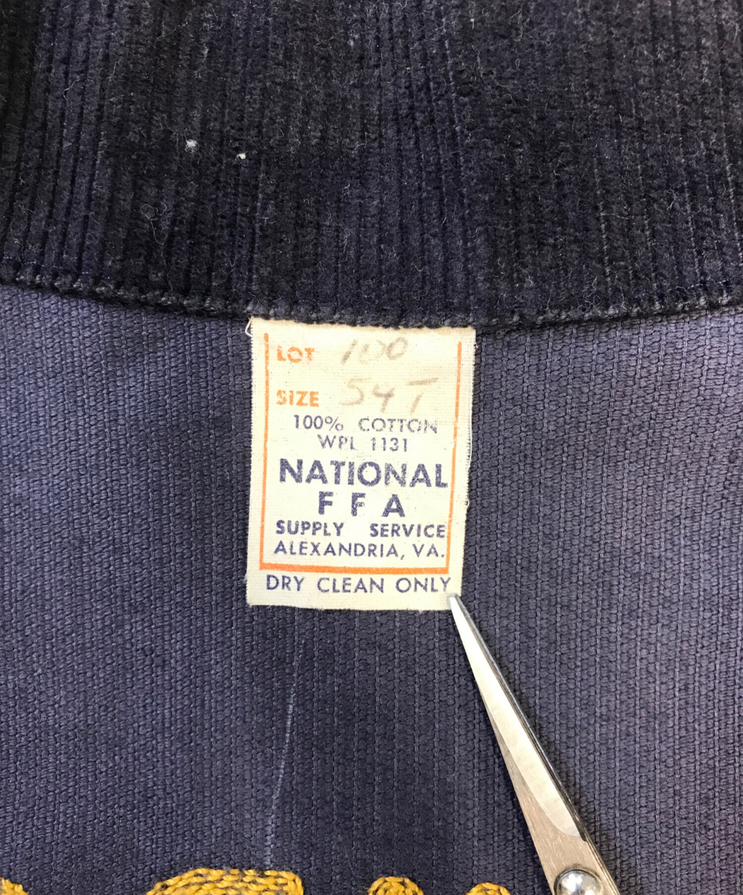 中古・古着通販】VINTAGE (ヴィンテージ) FFAジャケット ネイビー