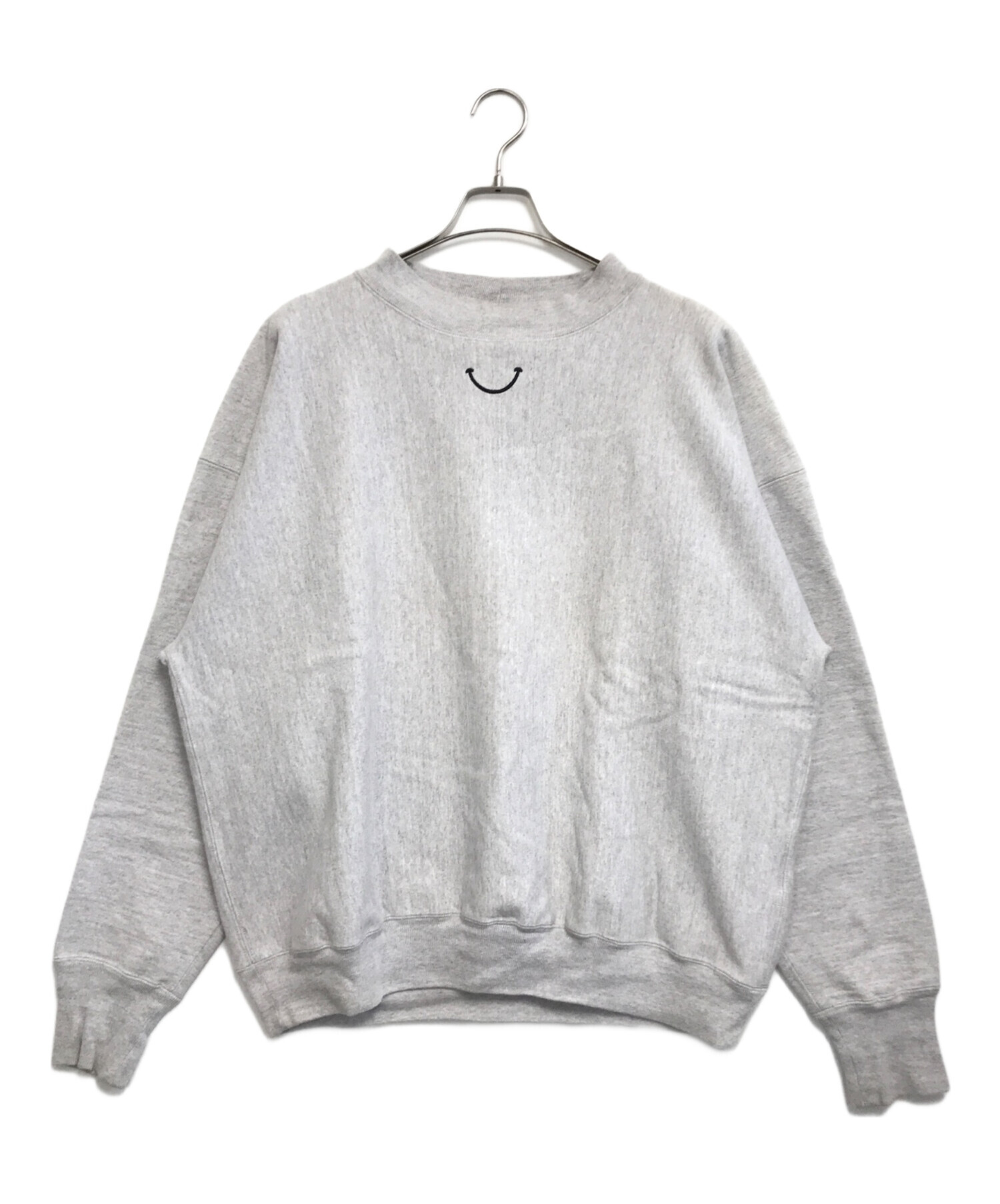 中古・古着通販】READYMADE (レディメイド) M-NECK SWT SMILE グレー