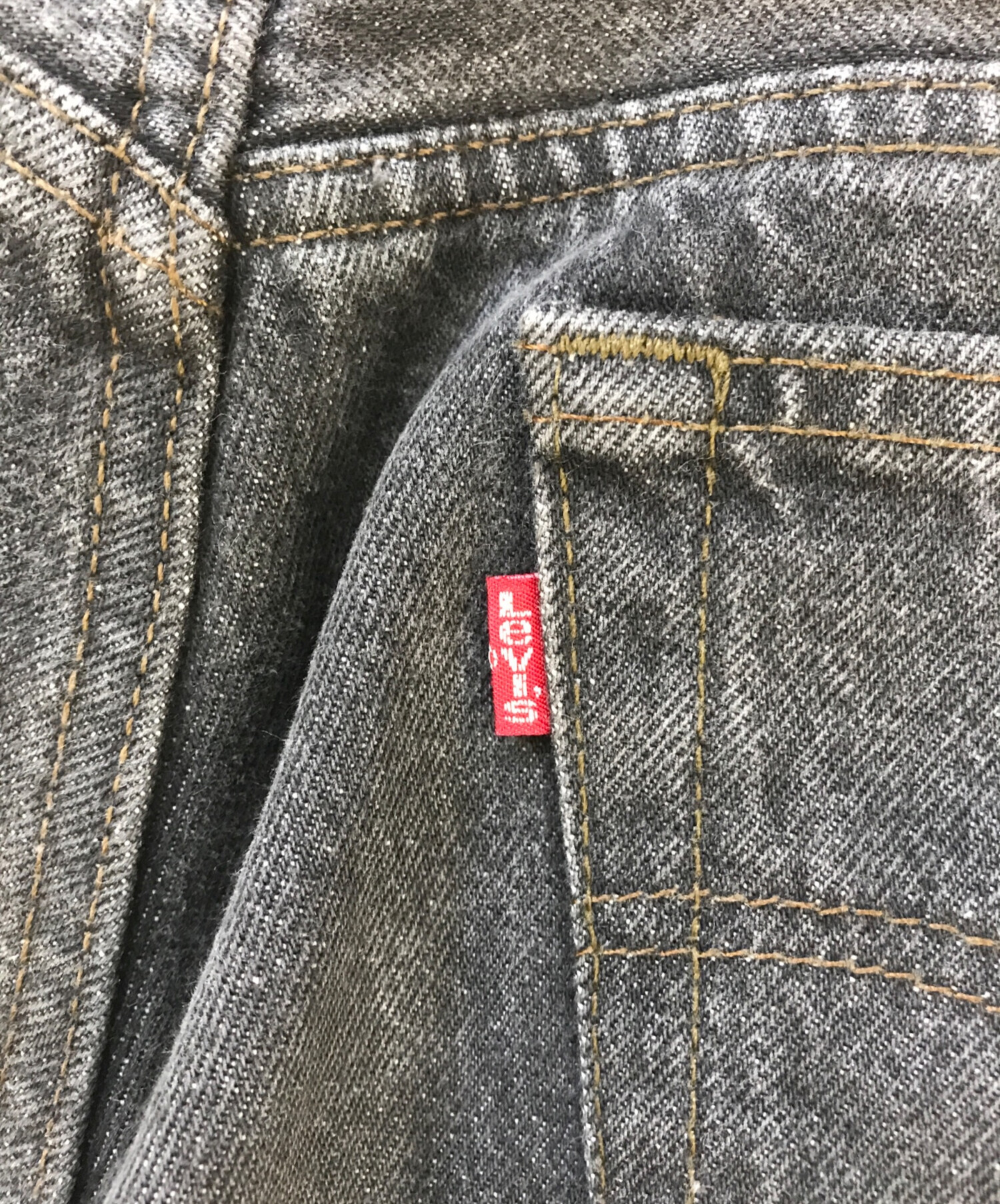 中古・古着通販】LEVI'S (リーバイス) 501ブラックデニム ブラック