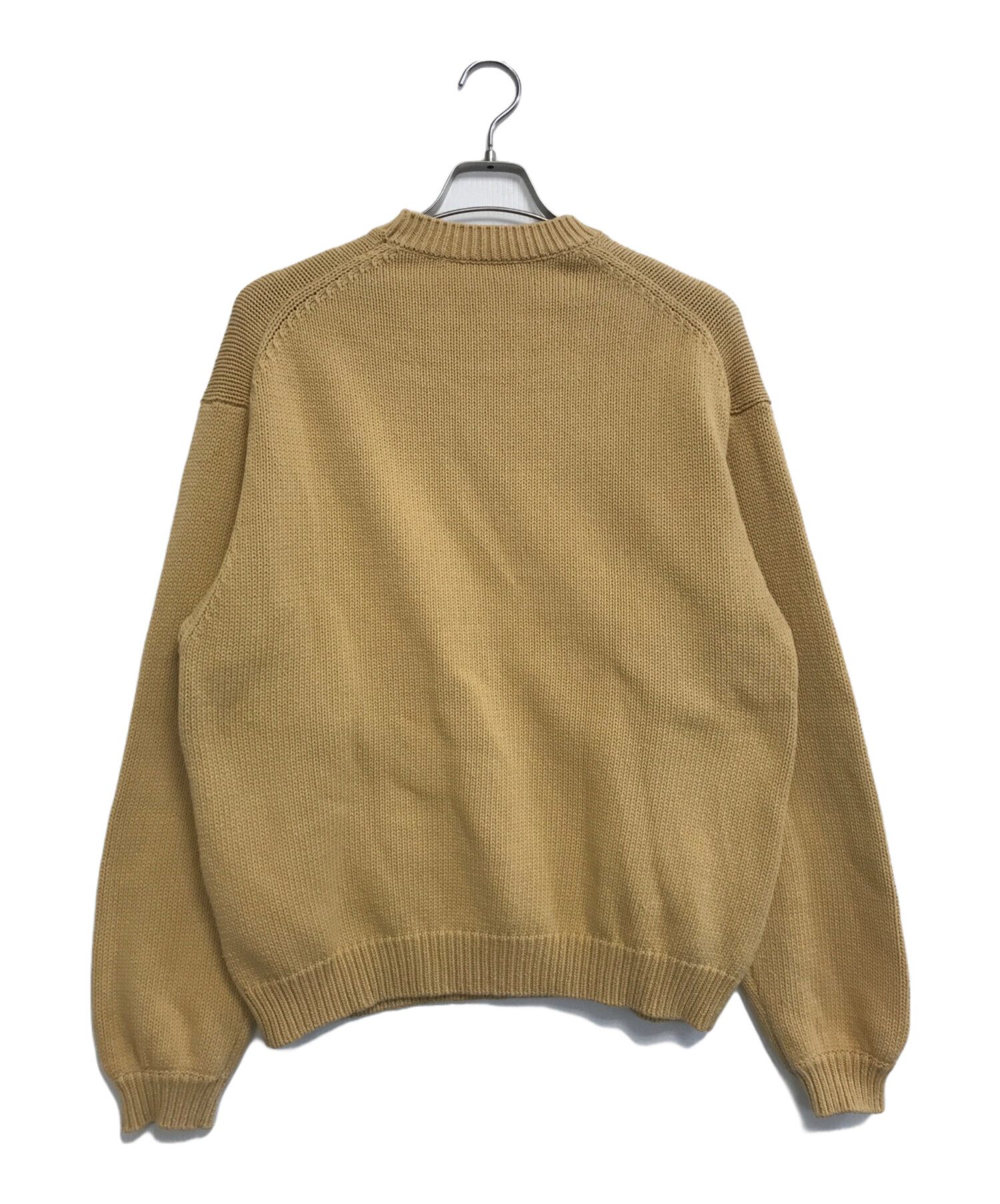 中古・古着通販】KENZO (ケンゾー) ロゴセーター ベージュ サイズ:M