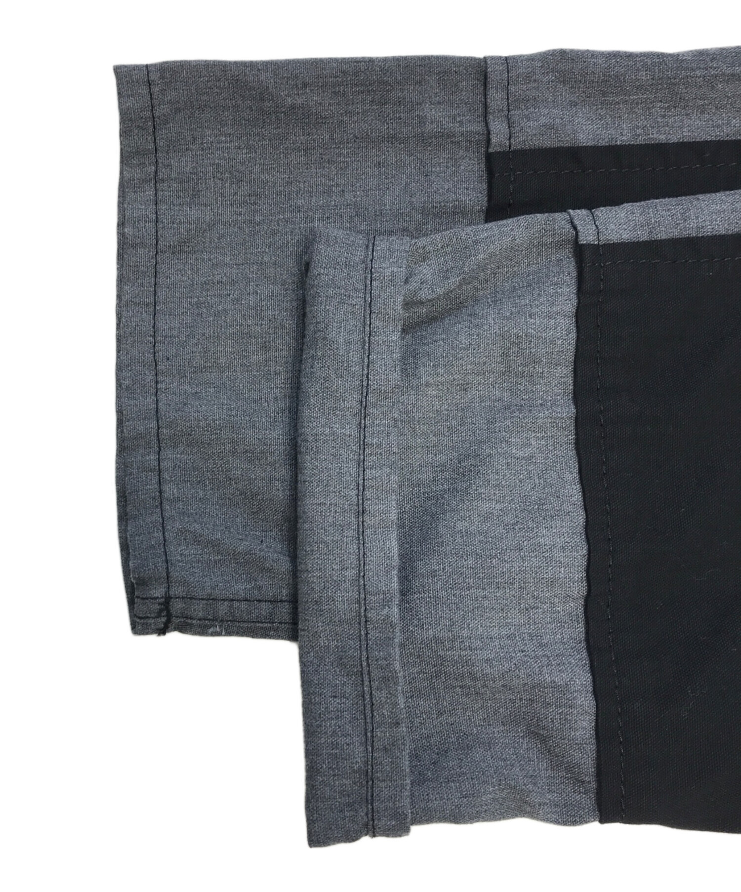 美品 BLACK COMME des GARCONS バイカラーパンツ 中古・古着通販】BLACK COMME des GARCONS (ブラックコムデギャルソン