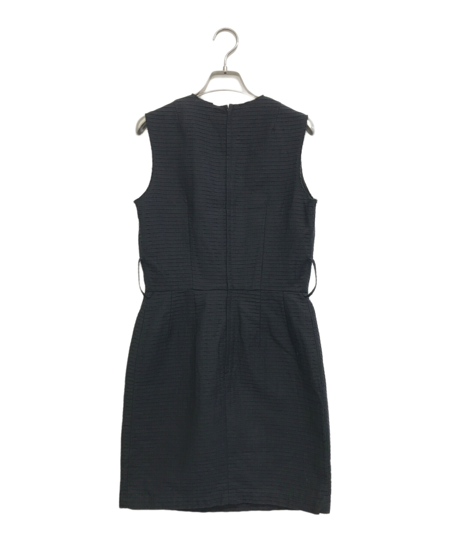 H4962ヴィンテージ コムデギャルソン　切りっぱなしノースリーブワンピース 中古・古着通販】COMME des GARCONS (コムデギャルソン) ノースリーブ
