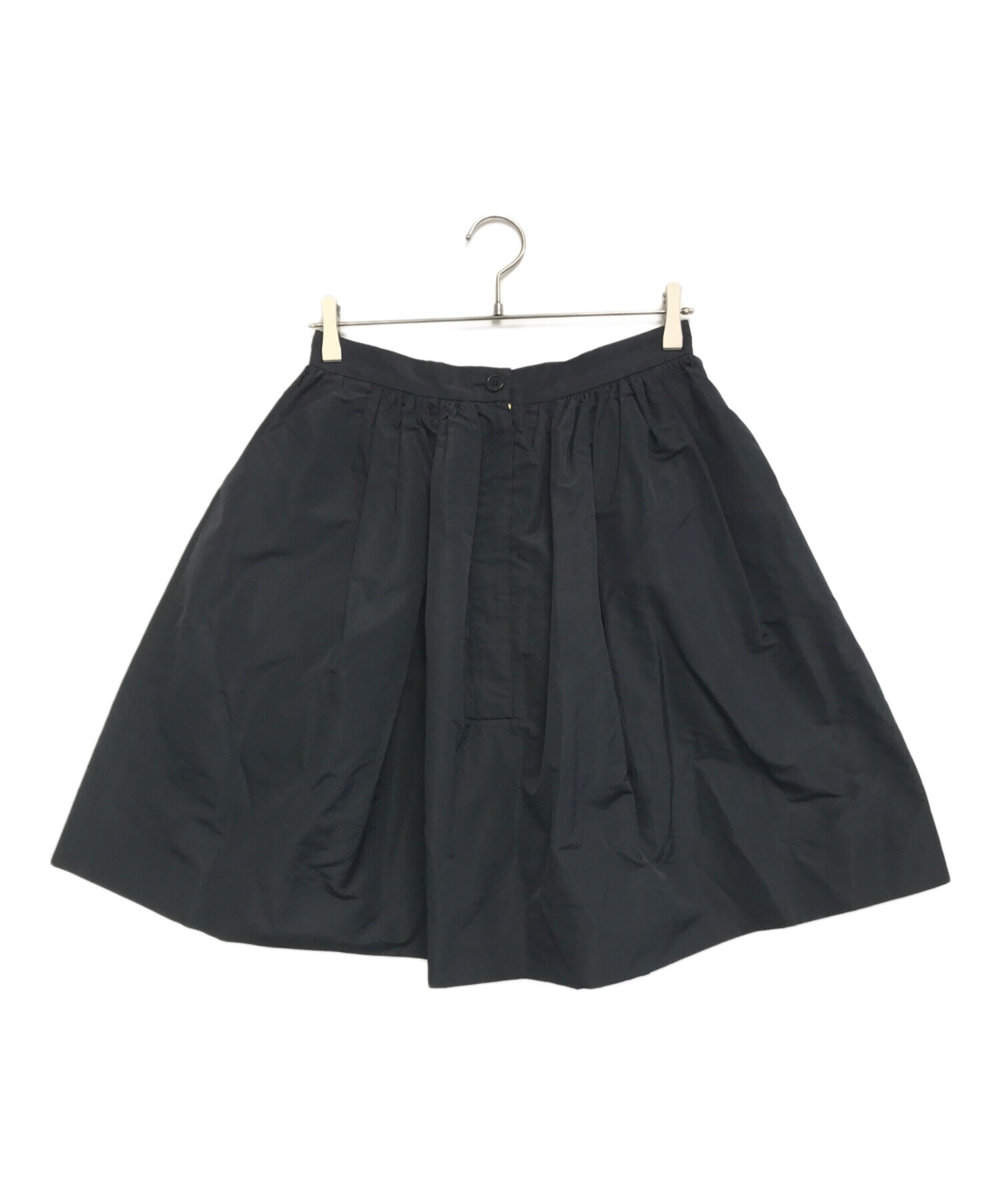 美品　ミュウミュウ スカート 40 中古・古着通販】MIU MIU (ミュウミュウ) スカート ブラック サイズ:40