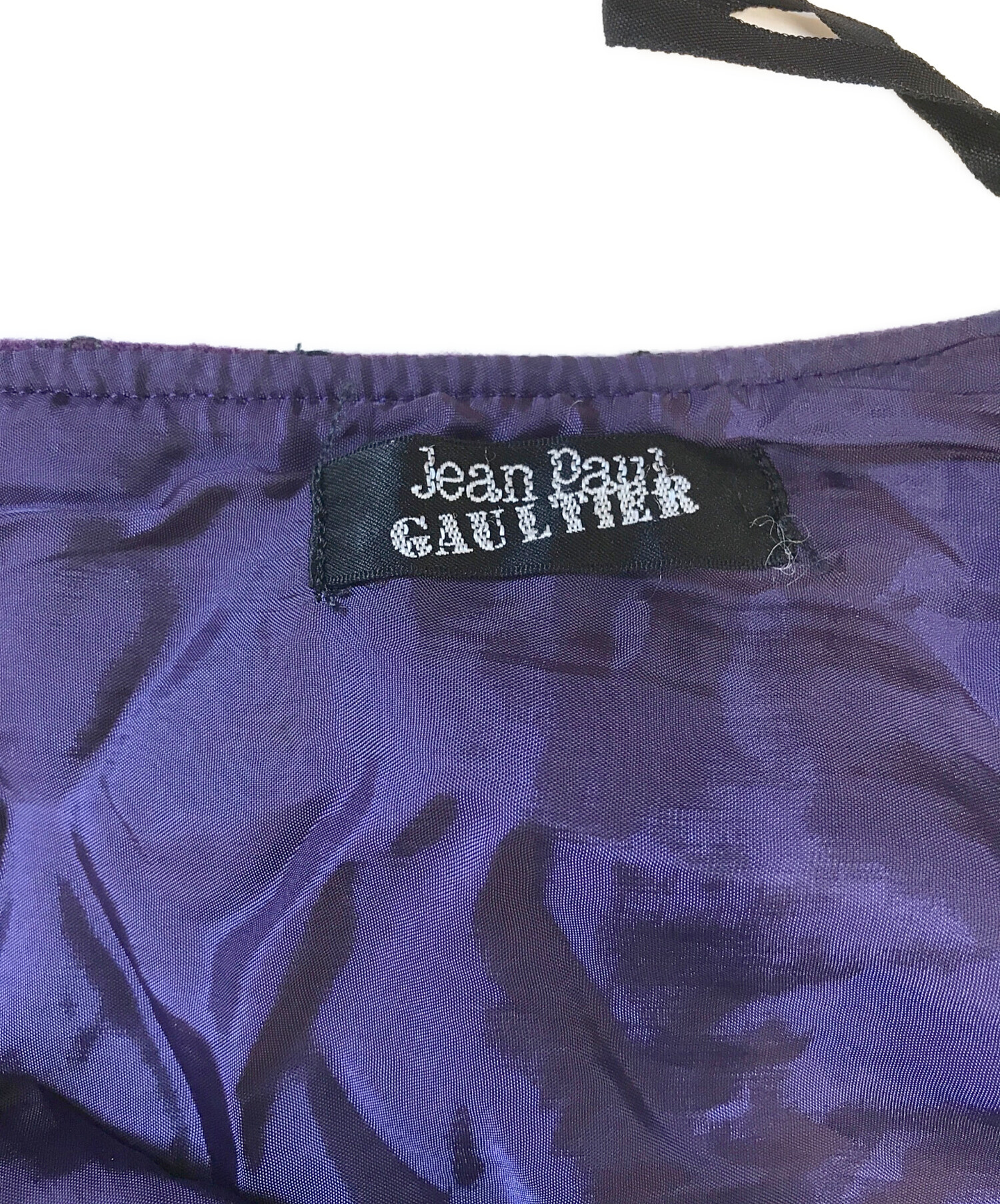ジャン・ポール・ゴルチエのパープル　チュールトップス　インポート 中古・古着通販】Jean Paul GAULTIER (ジャンポールゴルチェ) ネップ