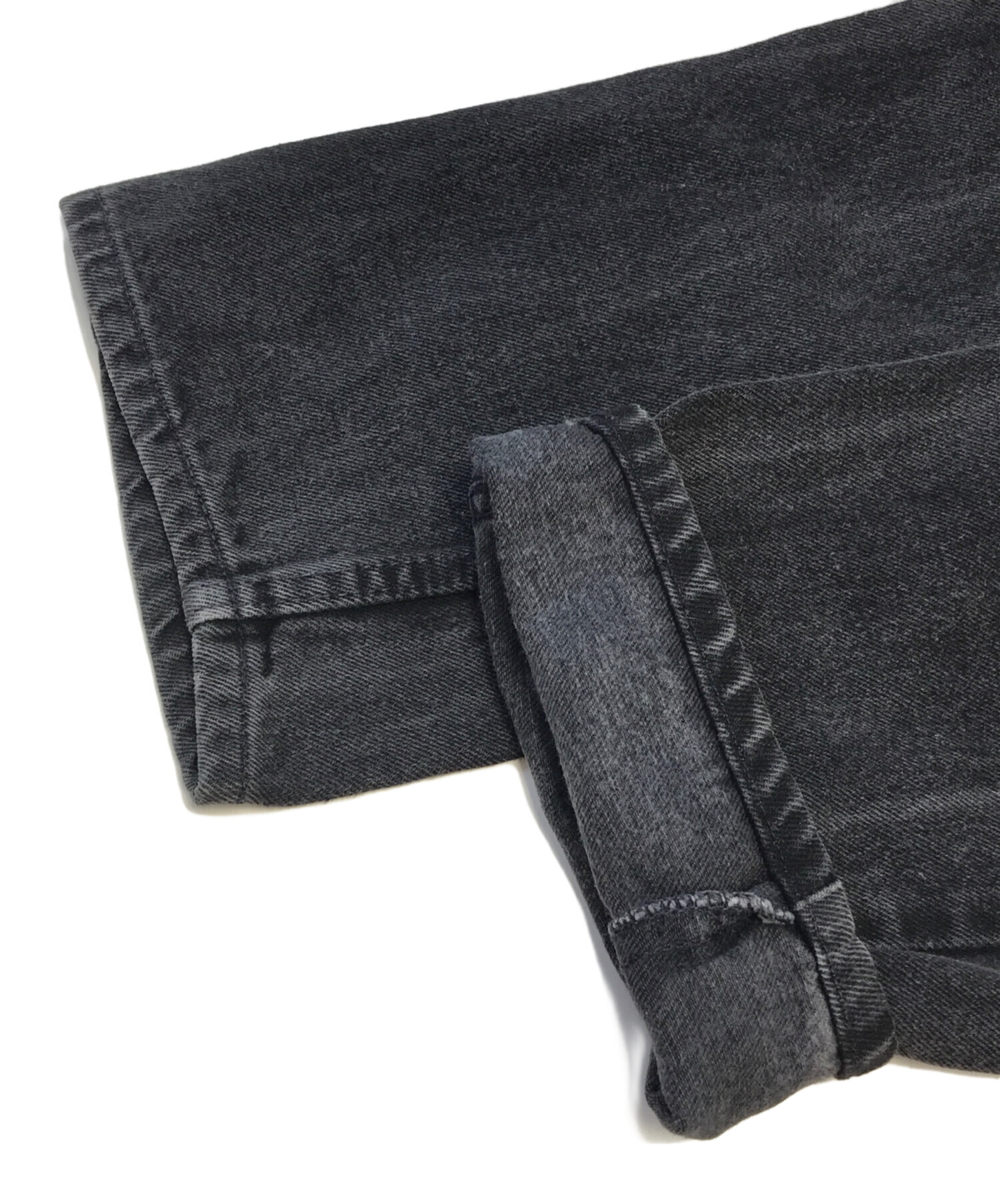中古・古着通販】LEVI'S (リーバイス) 505後染めブラックデニム
