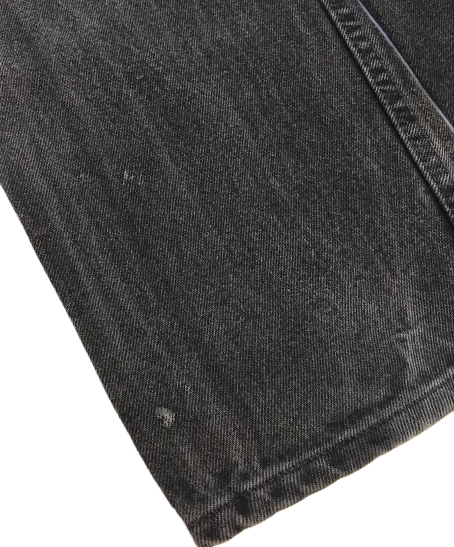 中古・古着通販】LEVI'S (リーバイス) 505後染めブラックデニム