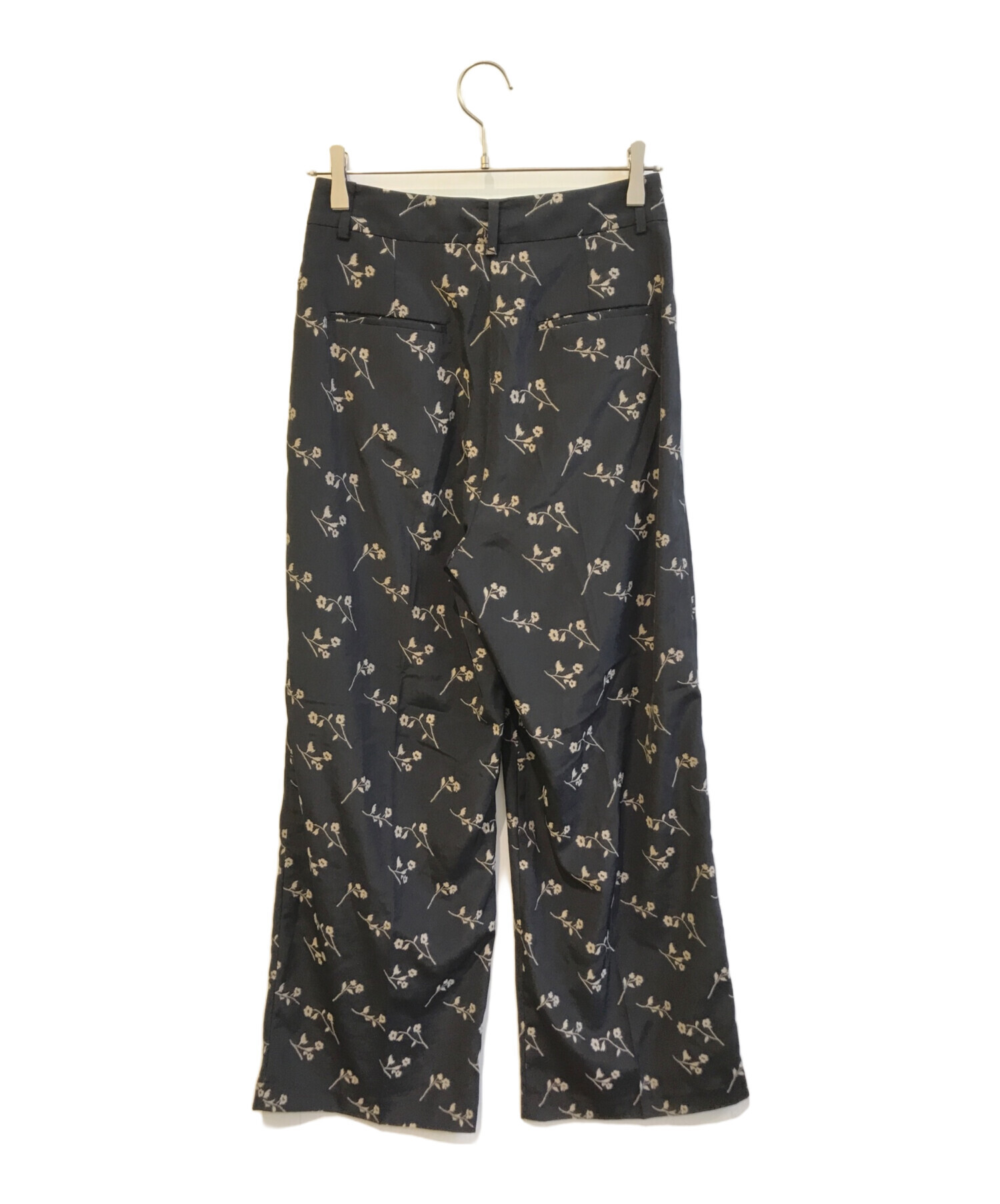 中古・古着通販】anuke (アンヌーク) anuke Flower Jacquard Pants