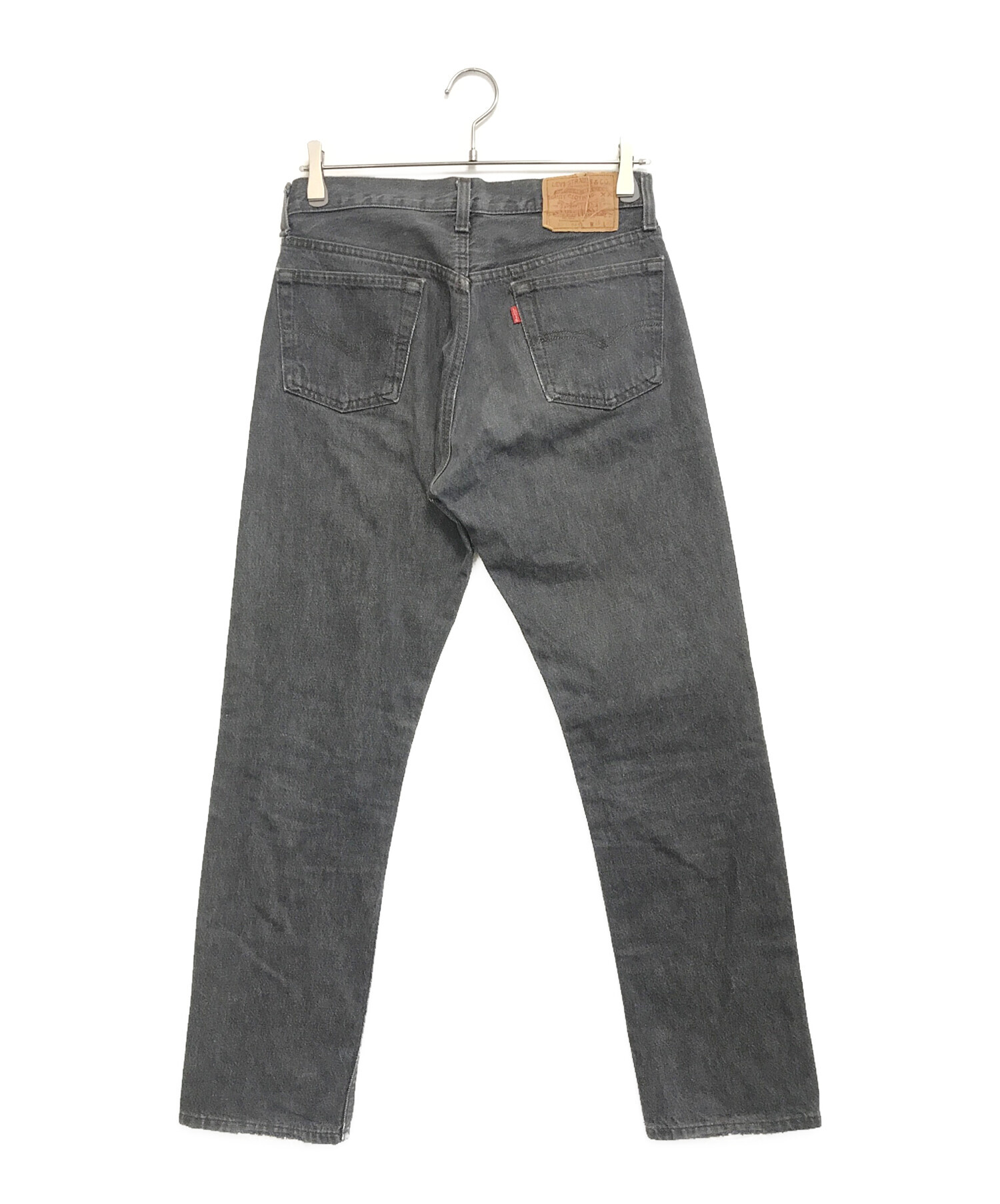 中古・古着通販】LEVI'S (リーバイス) 501先染めブラック デニムパンツ