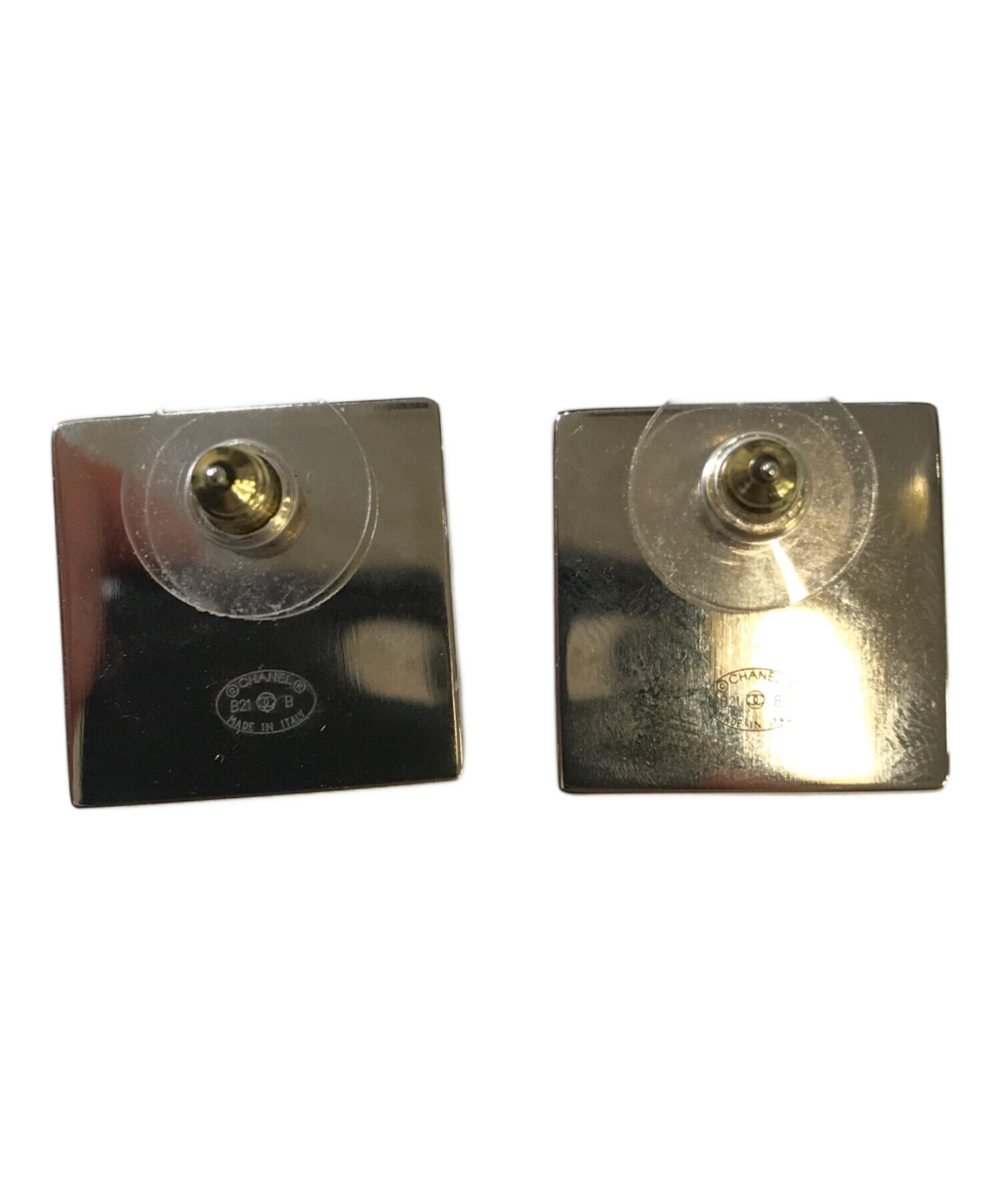 新品未使用 CHANEL スクエア ピアス ゴールド シャネル CHANEL シャネル ゴールド スクエア ピアス ヴィンテージ 【公式通販】