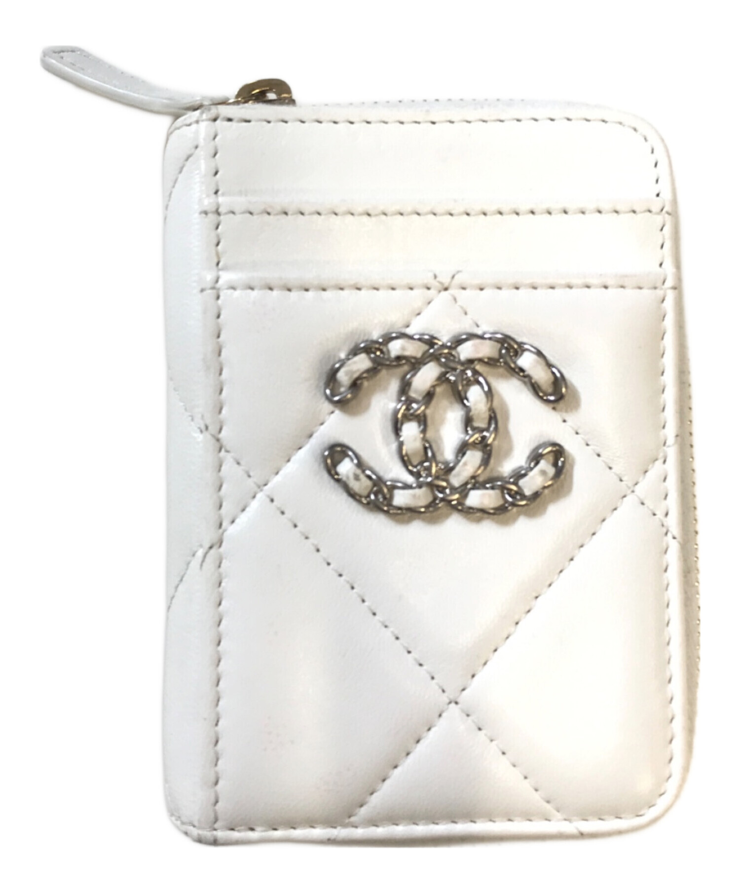 中古・古着通販】CHANEL (シャネル) カードコインケース ホワイト