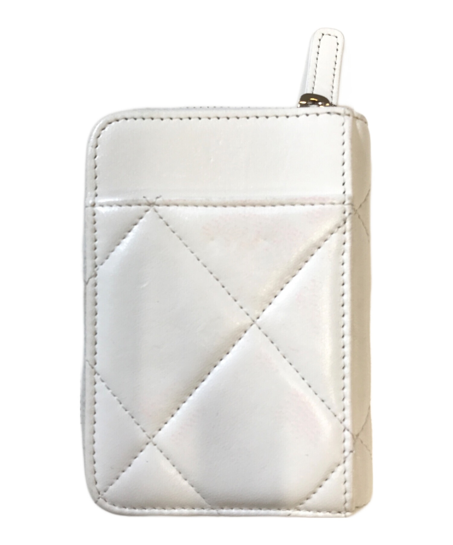 中古・古着通販】CHANEL (シャネル) カードコインケース ホワイト