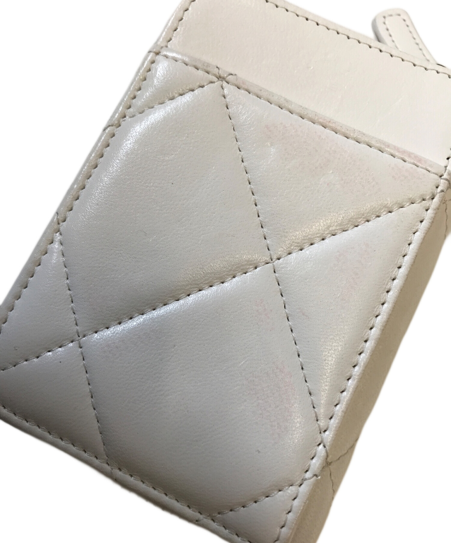 中古・古着通販】CHANEL (シャネル) カードコインケース ホワイト