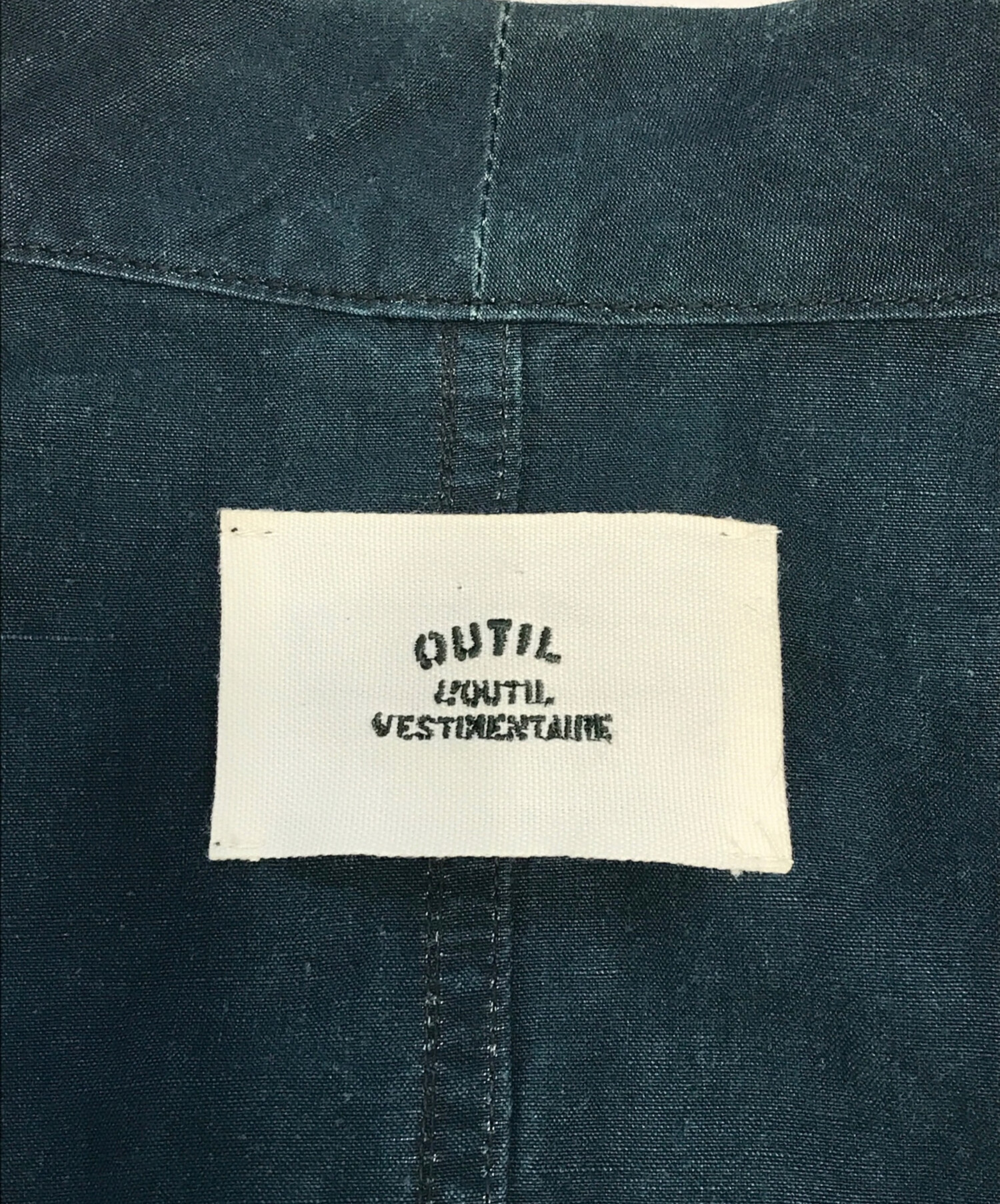 中古・古着通販】OUTIL (ウティ) リネンコート グリーン サイズ:2