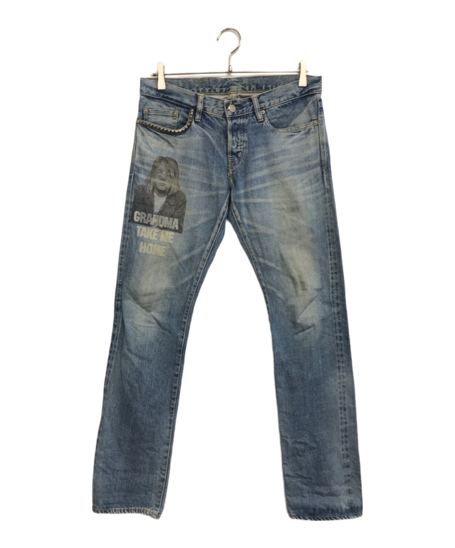 HYSTERIC GLAMOUR 音譜デニム W30インチ ヒステリックグラマー 音符