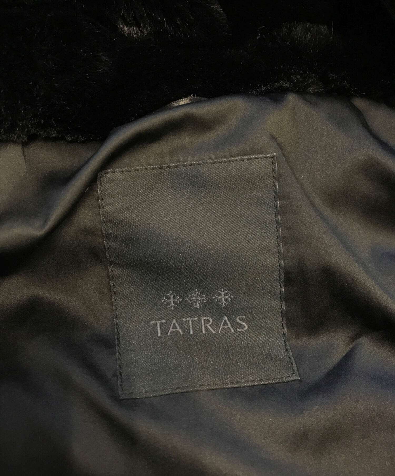 中古・古着通販】TATRAS (タトラス) ボアジャケット ブラック サイズ:1 