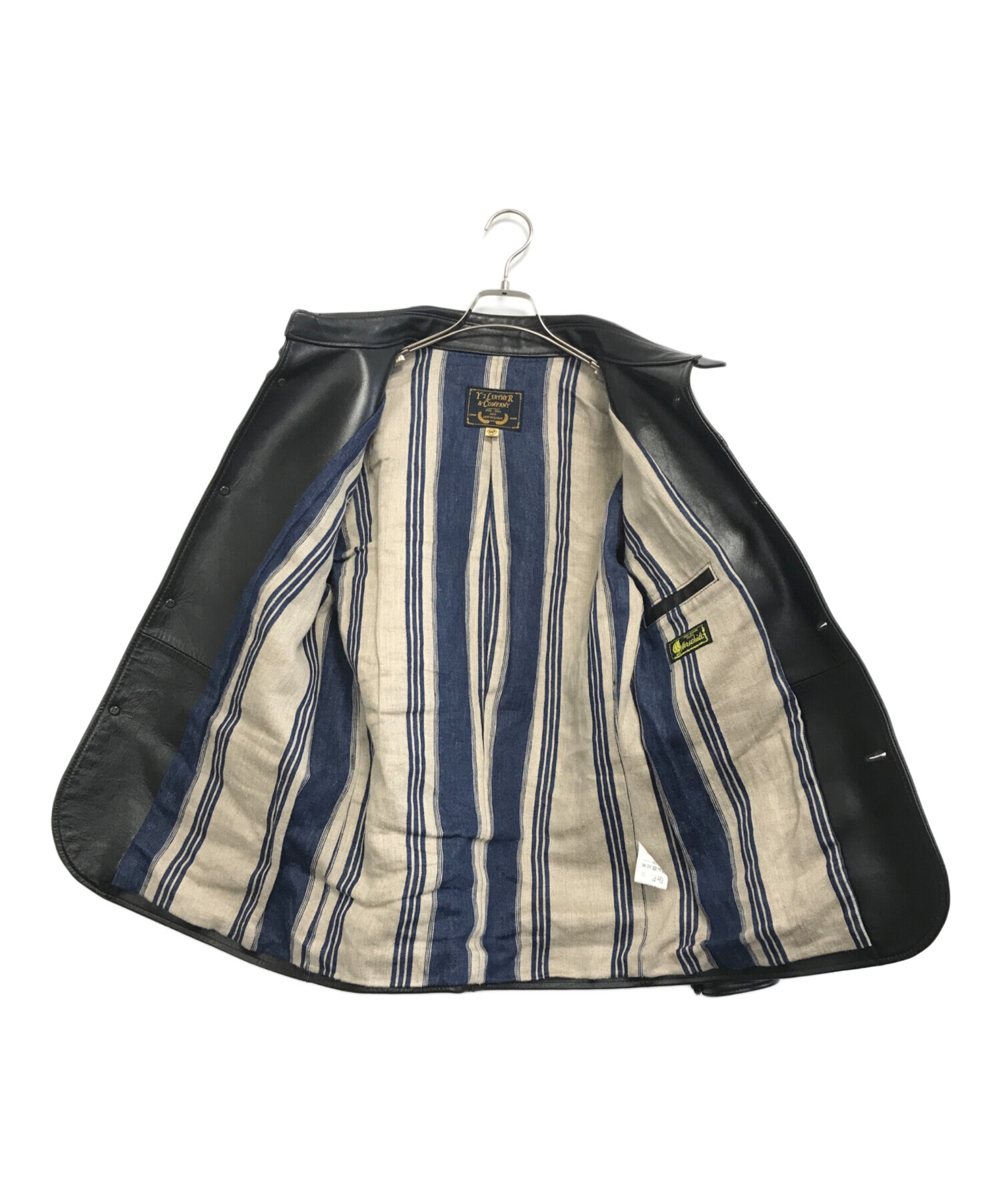 中古・古着通販】Y'2 LEATHER (ワイツーレザー) レザーカーコート