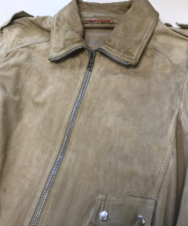 中古・古着通販】PRADA SPORTS (プラダスポーツ) ニット切替スエード
