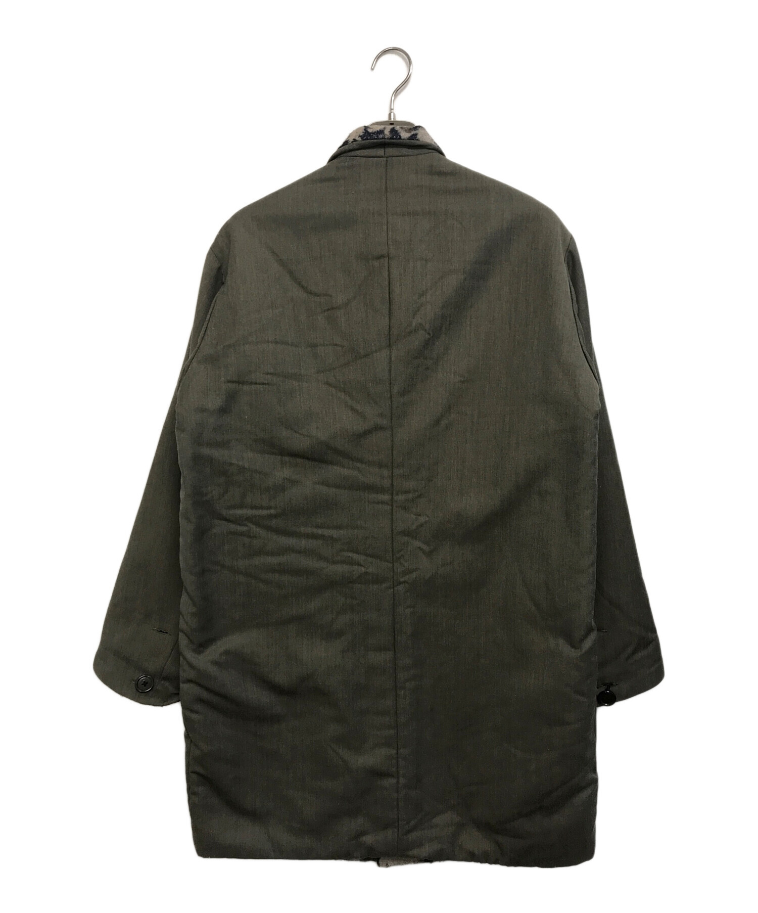 中古・古着通販】THE Sakaki (ザ サカキ) リバーシブルコート オリーブ