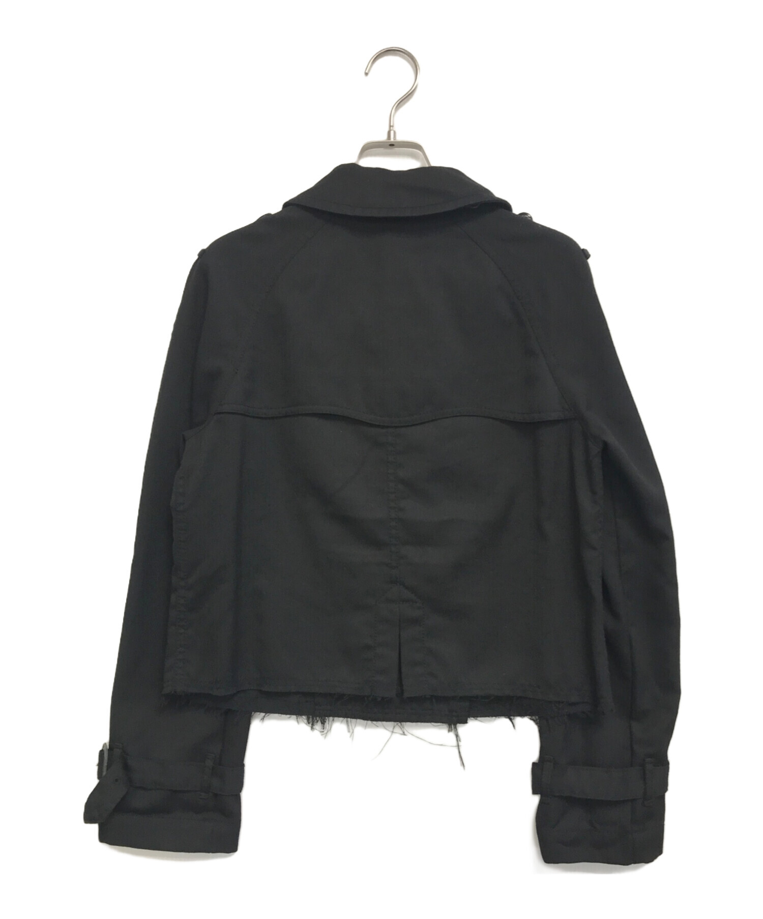 COMME des GARÇONS 黒 ダブルブレストジャケット L 中古・古着通販】BLACK COMME des GARCONS (ブラックコムデギャルソン