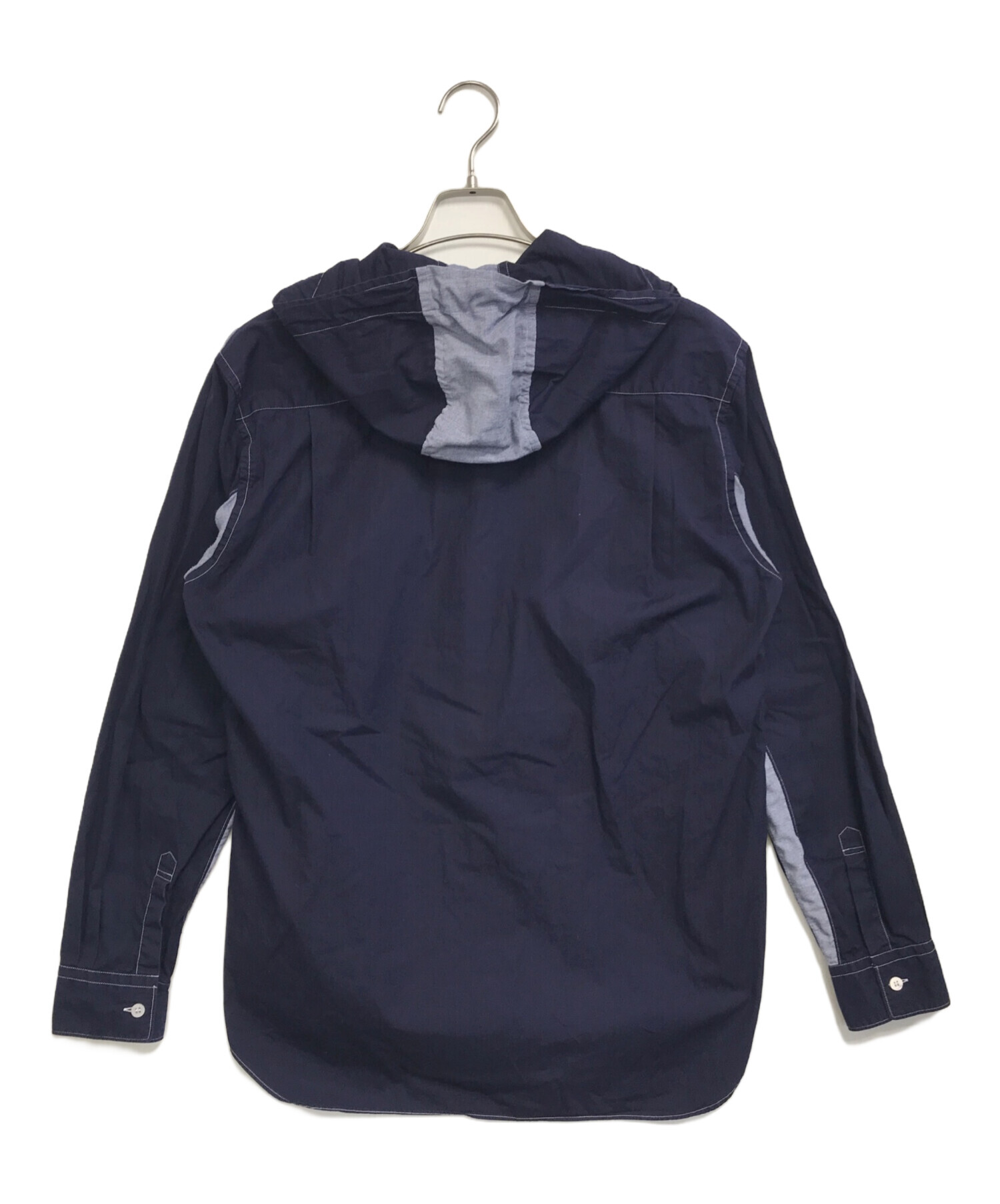 コムデギャルソンシャツ フード付き Tシャツ S ネイビー 中古・古着通販】COMME des GARCONS SHIRT (コムデギャルソンシャツ