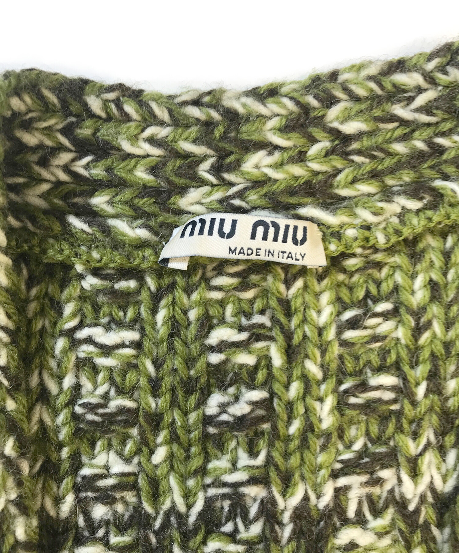 中古・古着通販】MIU MIU (ミュウミュウ) ローゲージニット