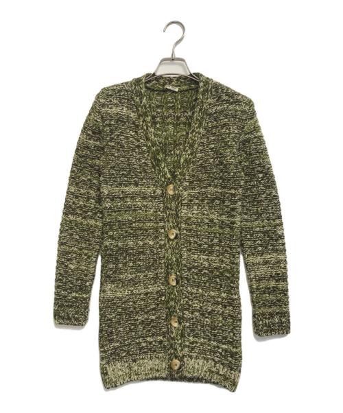 miu miu ビンテージ加工スウェットカーディガン 中古・古着通販】MIU MIU (ミュウミュウ) ローゲージニット