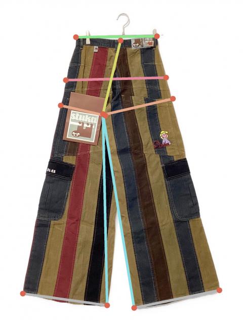 中古・古着通販】stuka (ストゥーカ) 切替パンツ マルチカラー サイズ