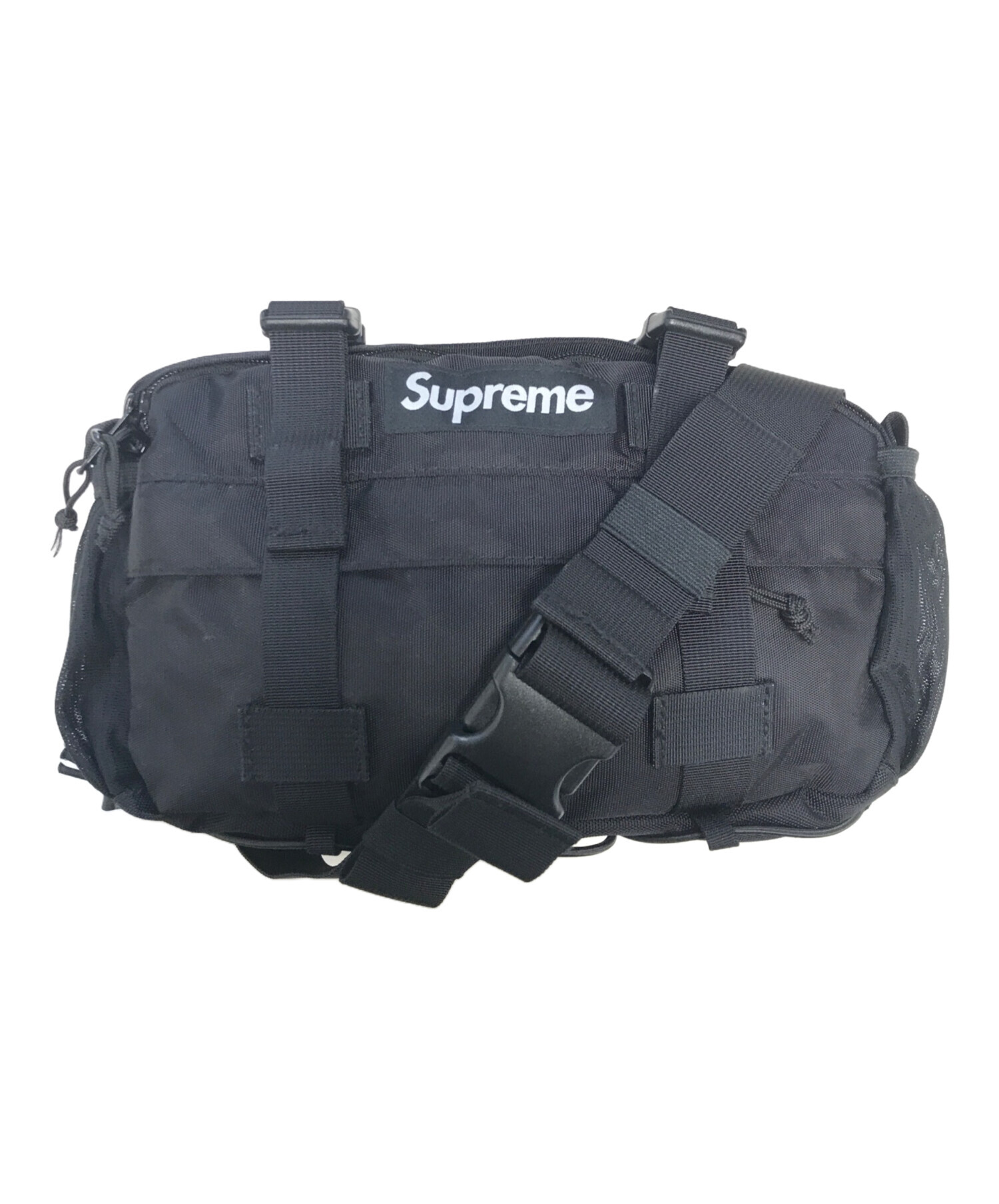 中古・古着通販】SUPREME (シュプリーム) ウエストバッグ ブラック