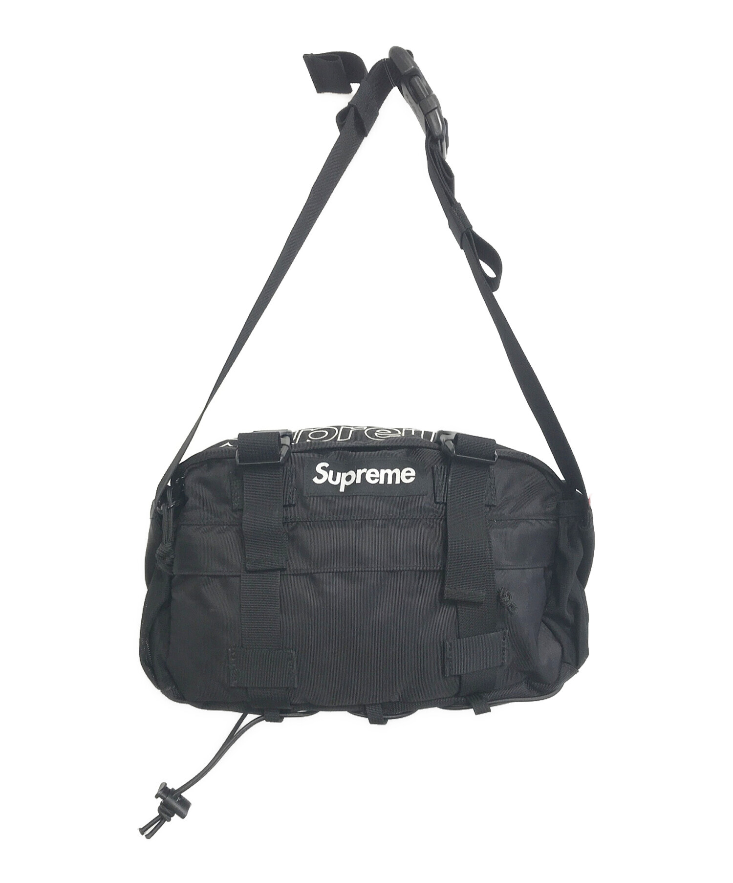中古・古着通販】SUPREME (シュプリーム) ウエストバッグ ブラック