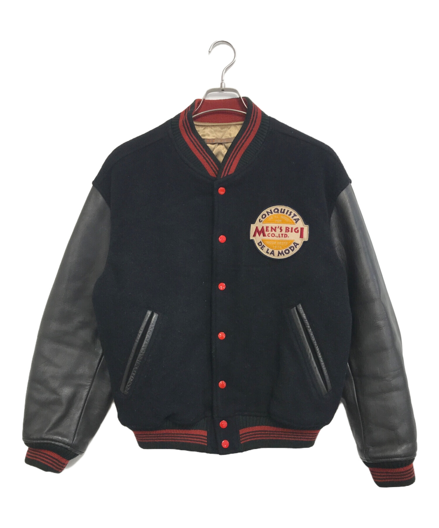 中古・古着通販】MEN'S BIGI (メンズビギ) スタジャン ブラック サイズ