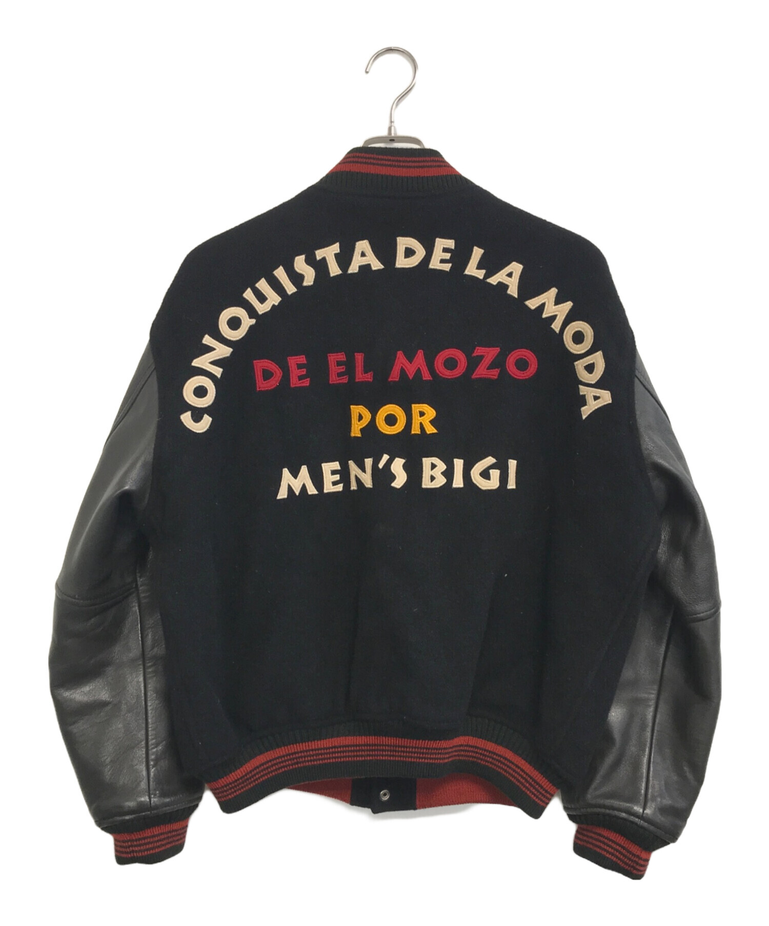 中古・古着通販】MEN'S BIGI (メンズビギ) スタジャン ブラック サイズ