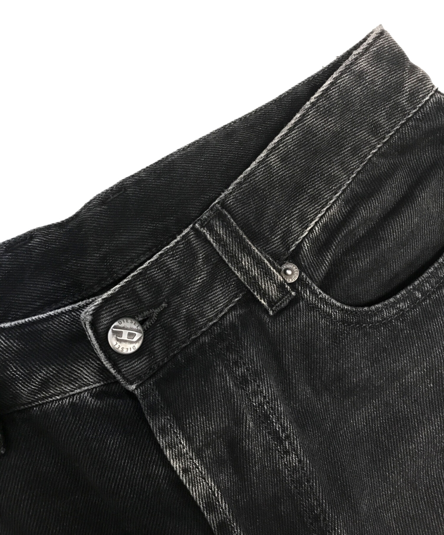 中古・古着通販】DIESEL (ディーゼル) デニムパンツ ブラック サイズ