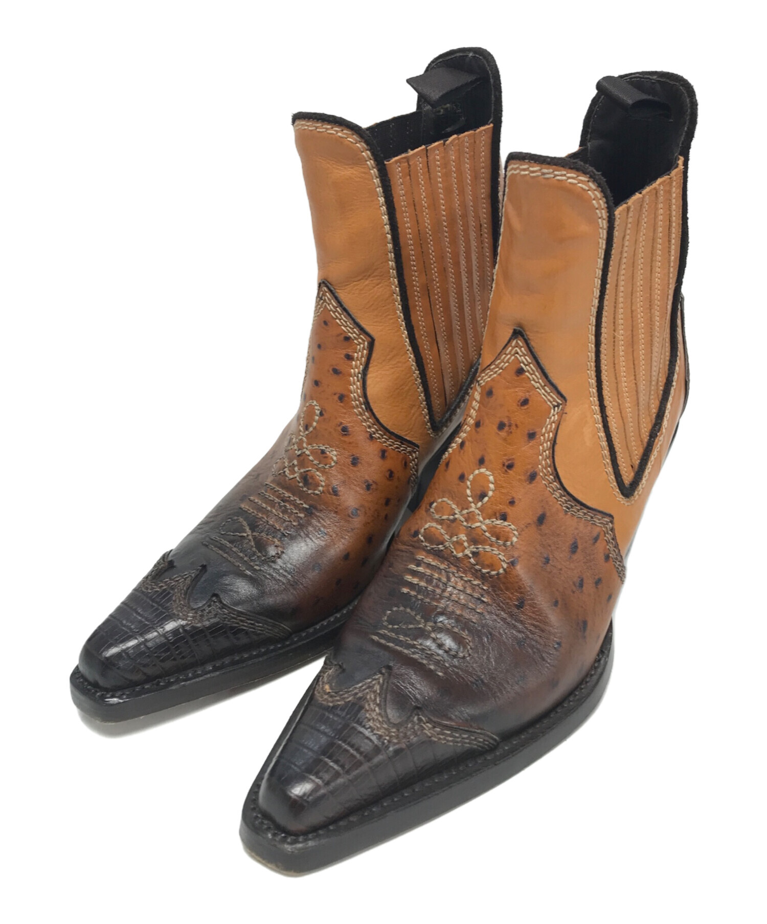 中古・古着通販】DSQUARED2 (ディースクエアード) ウェスタンブーツ 