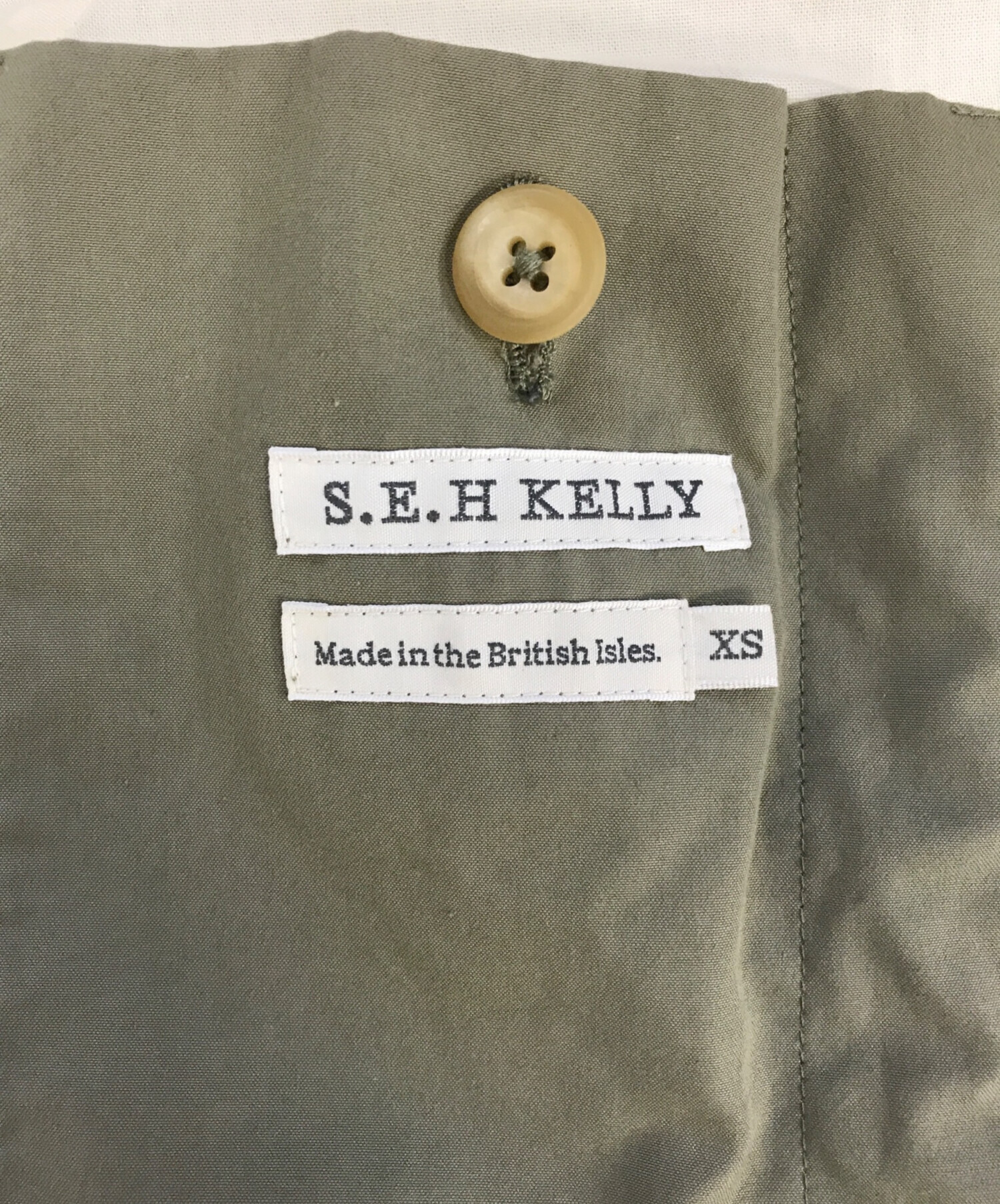 中古・古着通販】S.E.H Kelly (エスイーエイチケリー) ステンカラー