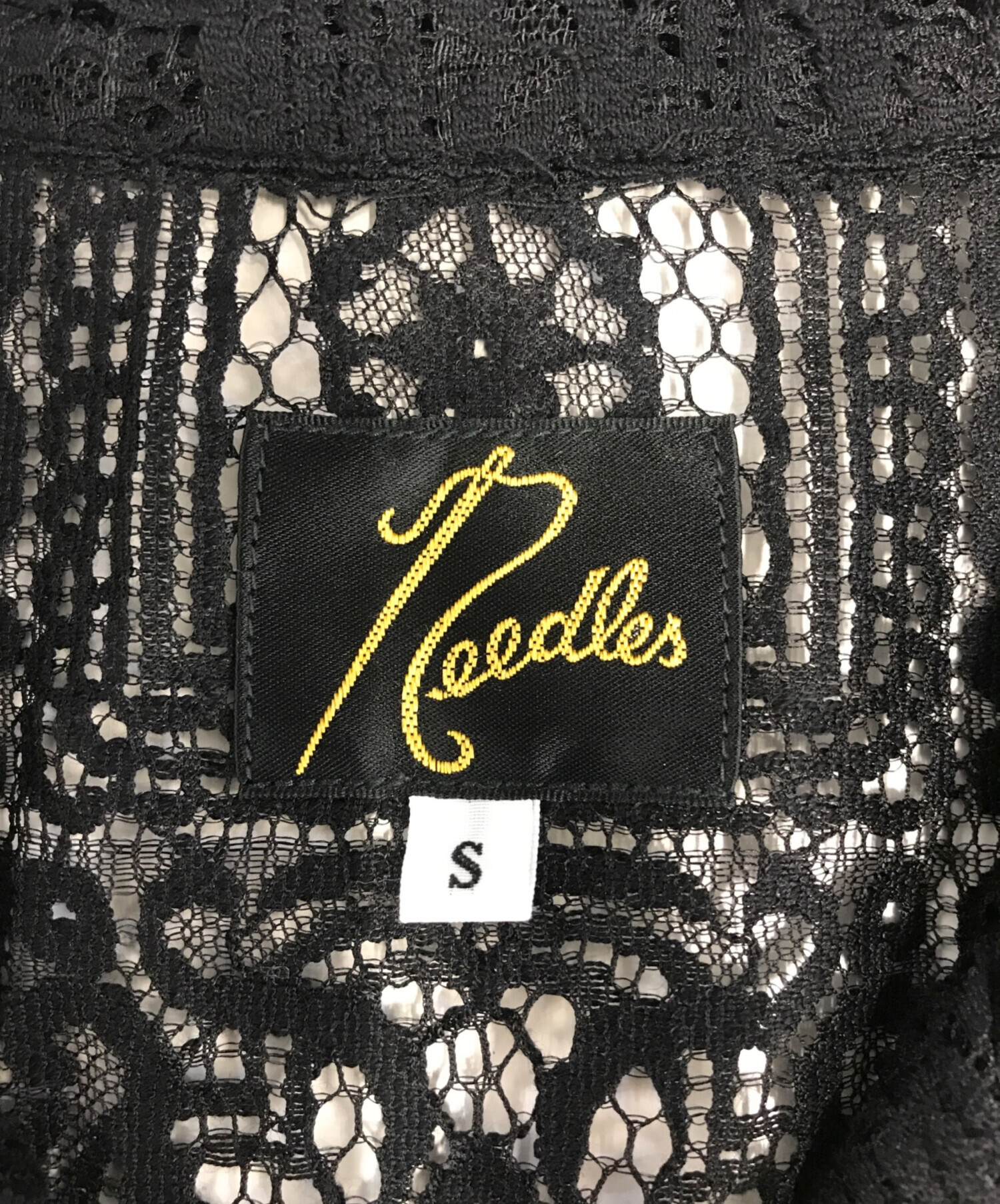 中古・古着通販】Needles (ニードルズ) シアーシャツ ブラック サイズ