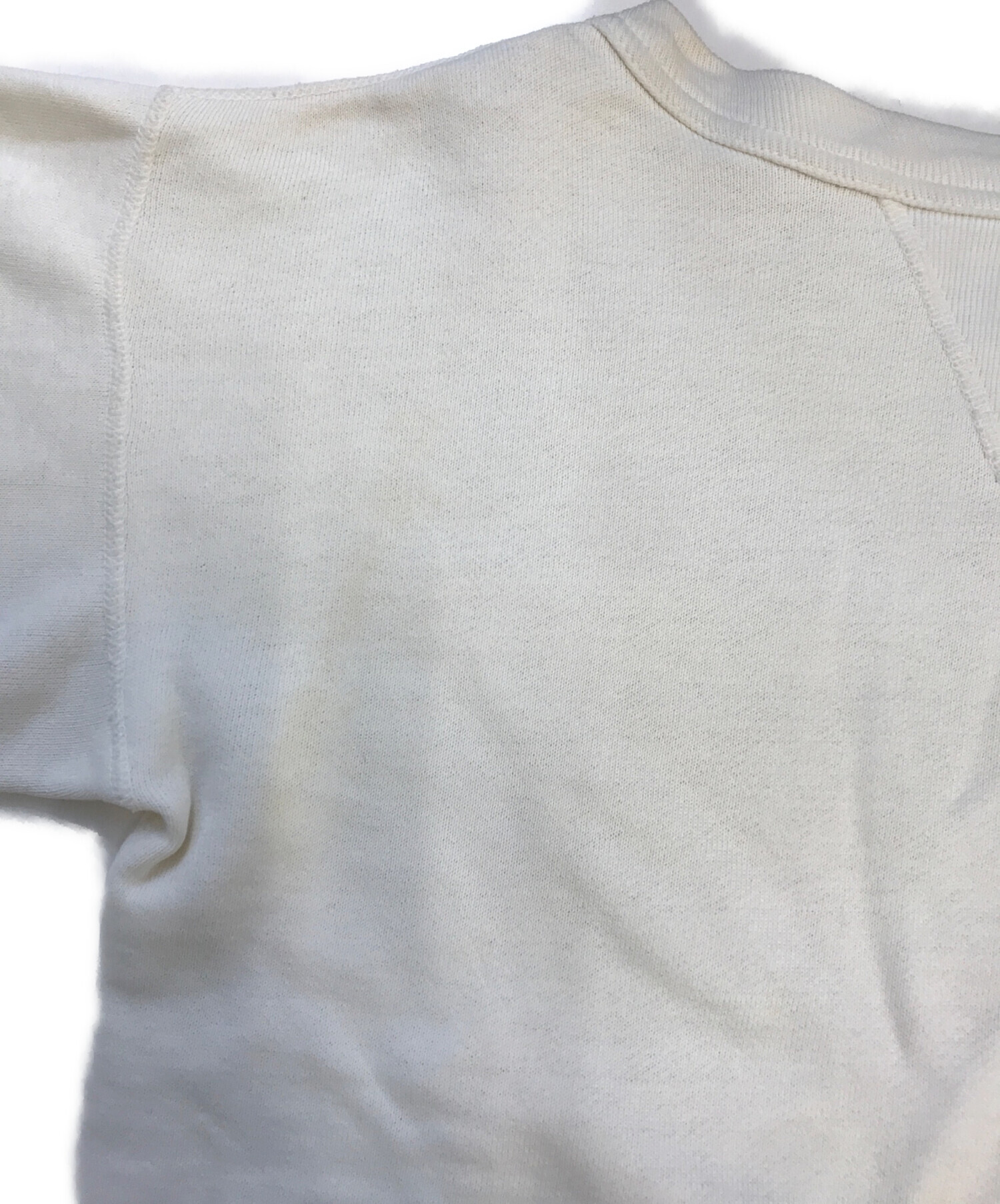 中古・古着通販】VINTAGE (ヴィンテージ) 前Vスウェット ホワイト