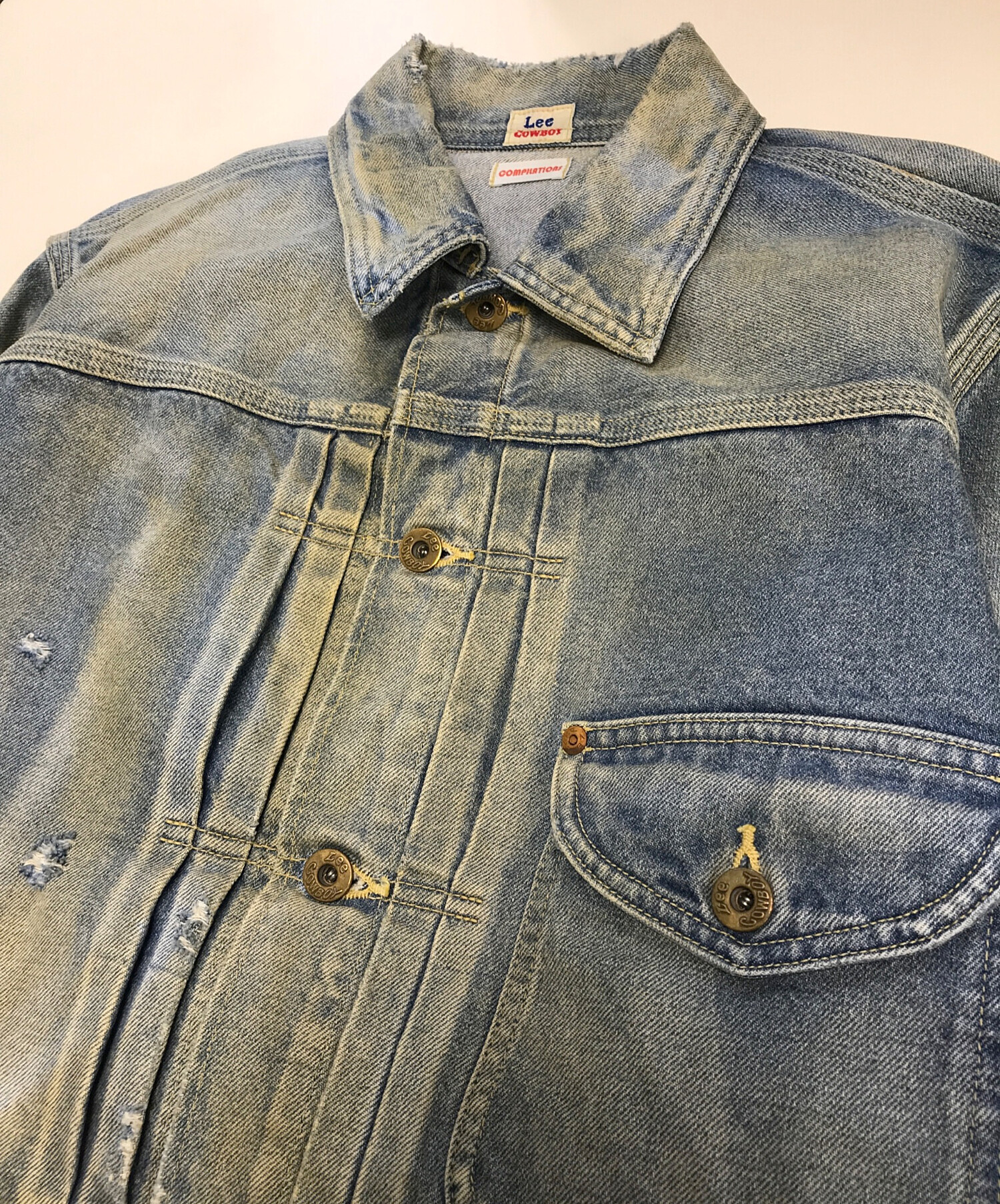 中古・古着通販】LEE (リー) デニムジャケット ユーズドブルー サイズ