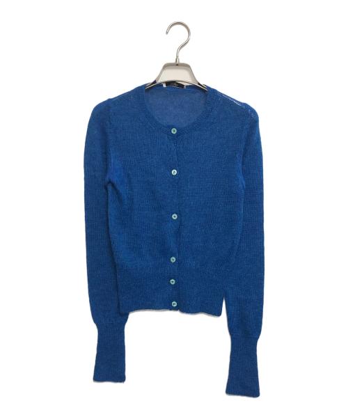 ​PRADA 青色 カーディガン サイズ50 中古・古着通販】PRADA (プラダ) アルパカニットカーディガン ブルー