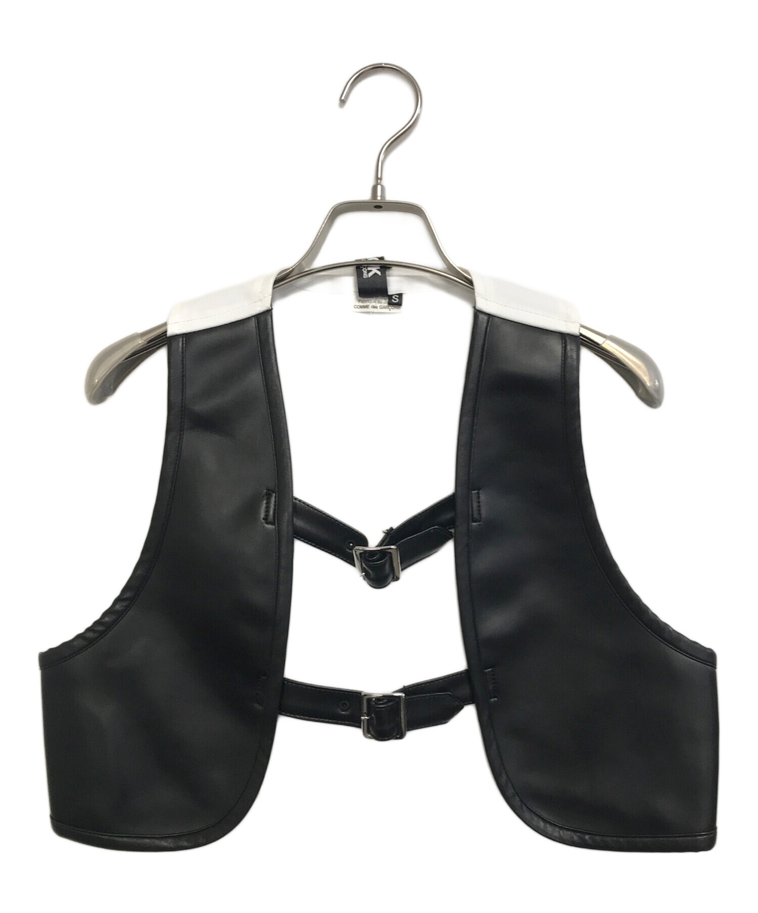 COMME des GARÇONS ブラックベスト S COMME des GARCONS - 美品 ブラックコムデギャルソン BLACK COMME des