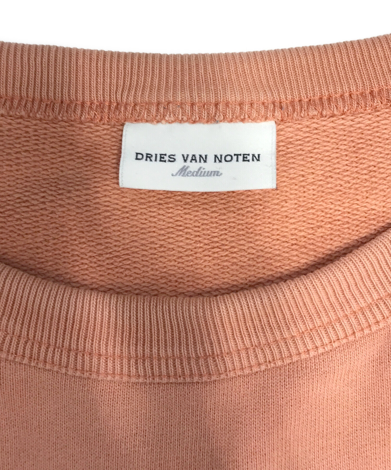 DRIES VAN NOTEN ドリスヴァンノッテン スウェット L ピンク 【古着】【中古】【送料無料】 DRIES VAN NOTEN - DRIES VAN NOTEN ドリスヴァンノッテン スウェット