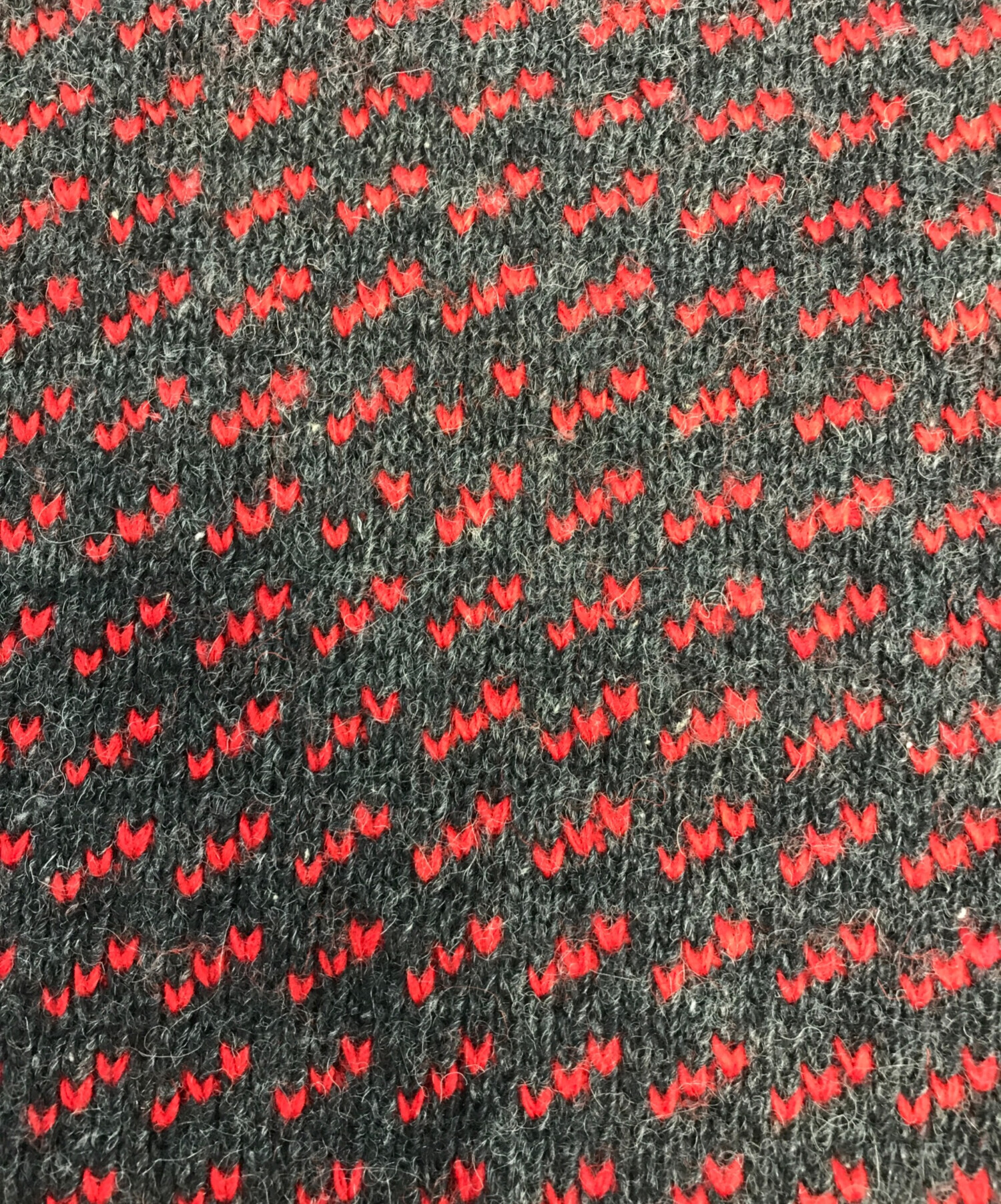 中古・古着通販】L.L.Bean (エルエルビーン) バーズアイニット レッド