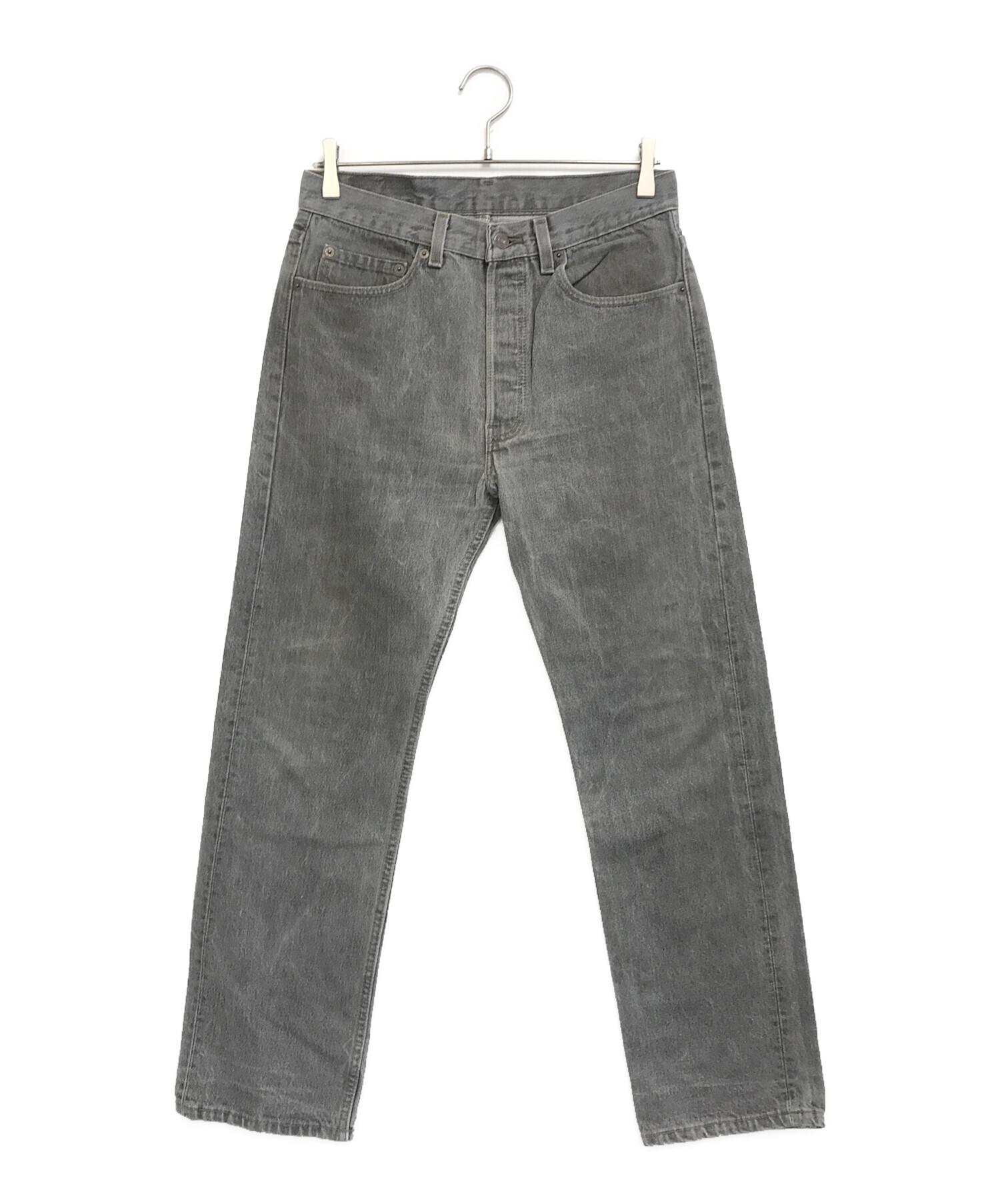 中古・古着通販】LEVI'S (リーバイス) 501先染めブラックデニム