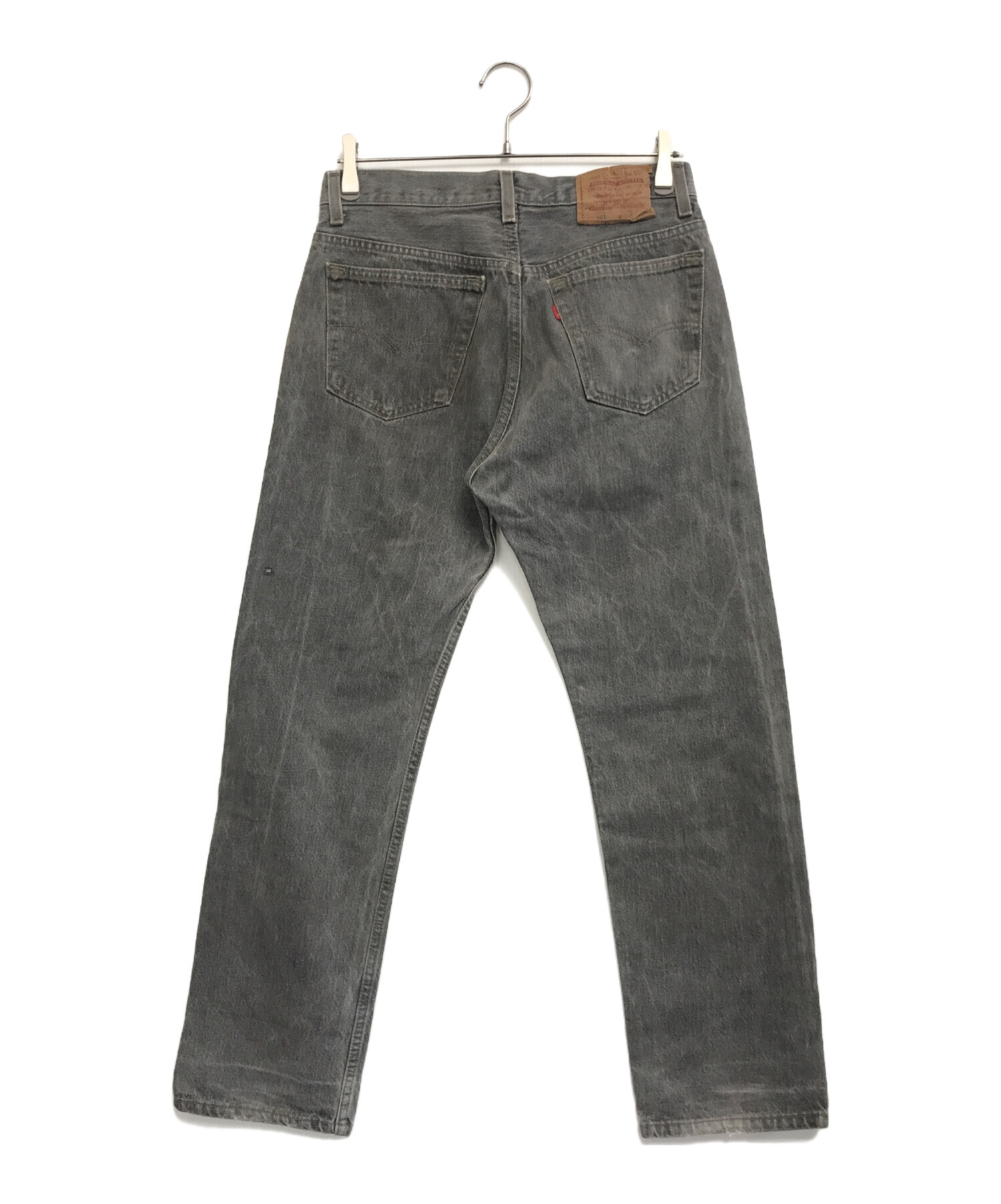 中古・古着通販】LEVI'S (リーバイス) 501先染めブラックデニム