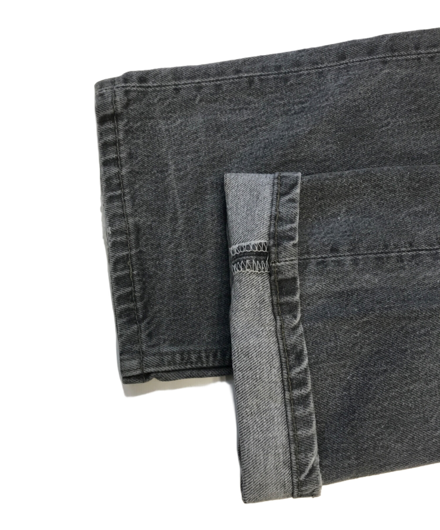 中古・古着通販】LEVI'S (リーバイス) 501先染めブラックデニム