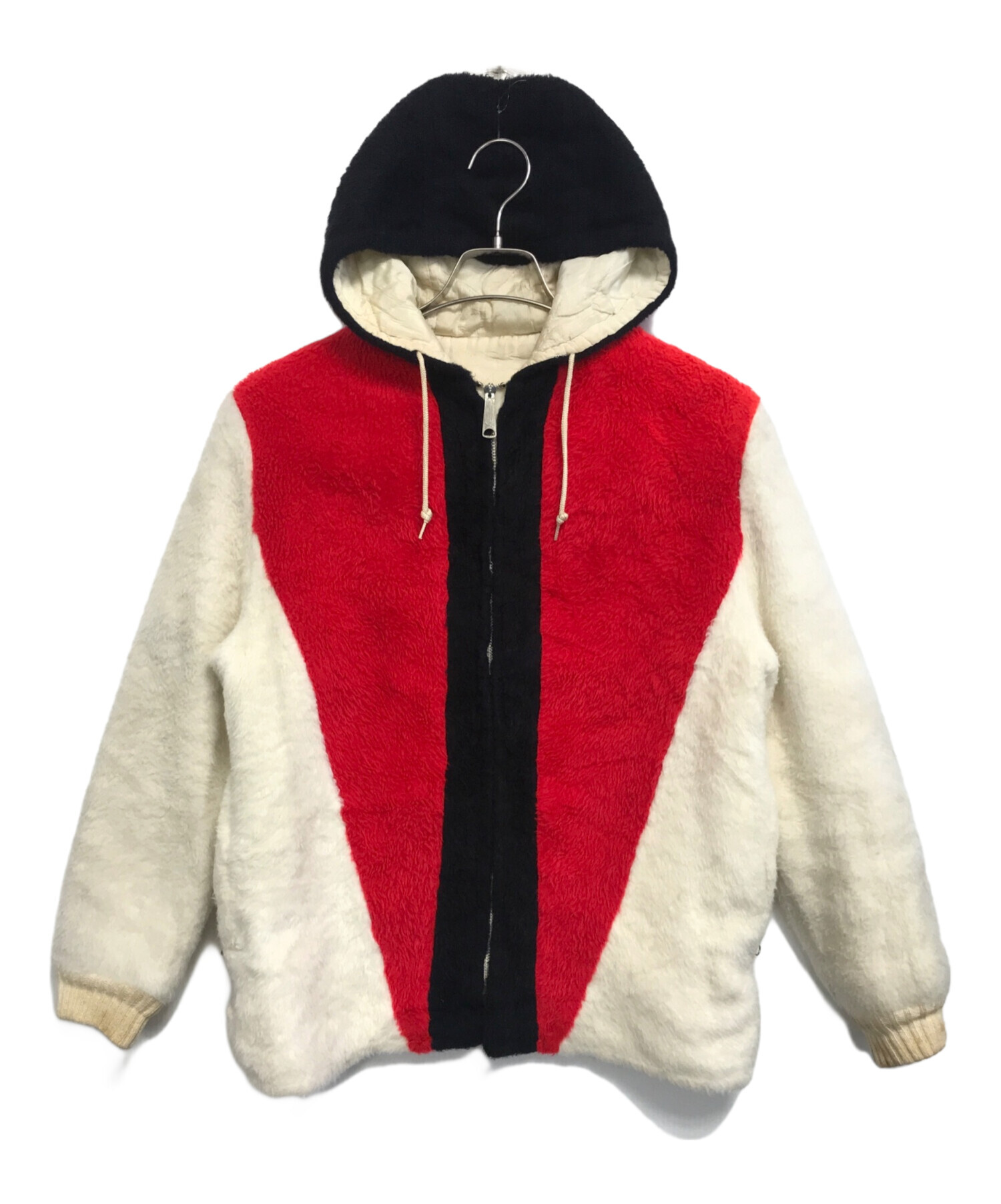 中古・古着通販】VINTAGE (ヴィンテージ) ボアパーカー ホワイト