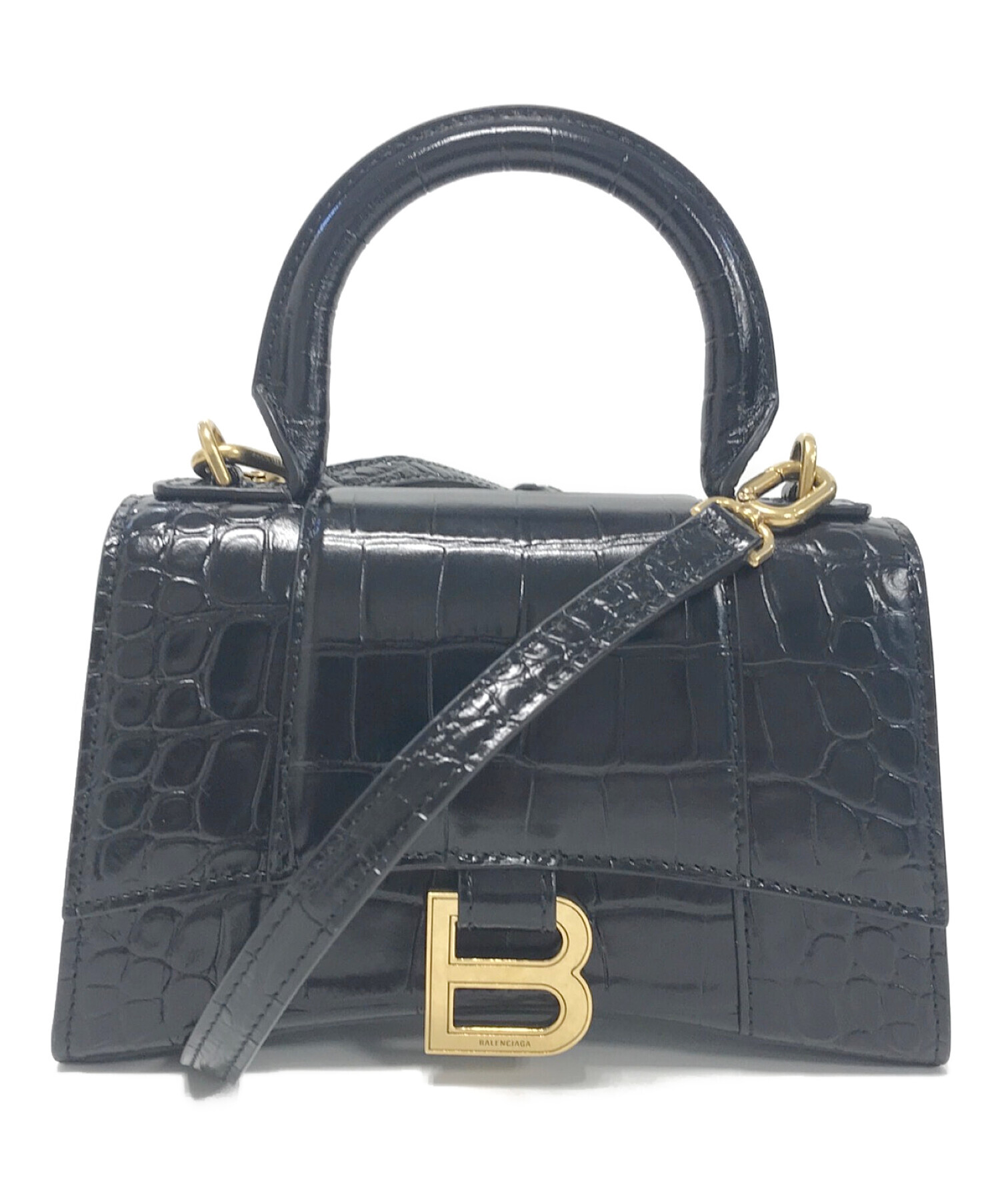 中古・古着通販】BALENCIAGA (バレンシアガ) クロコダイル型押し2WAY 