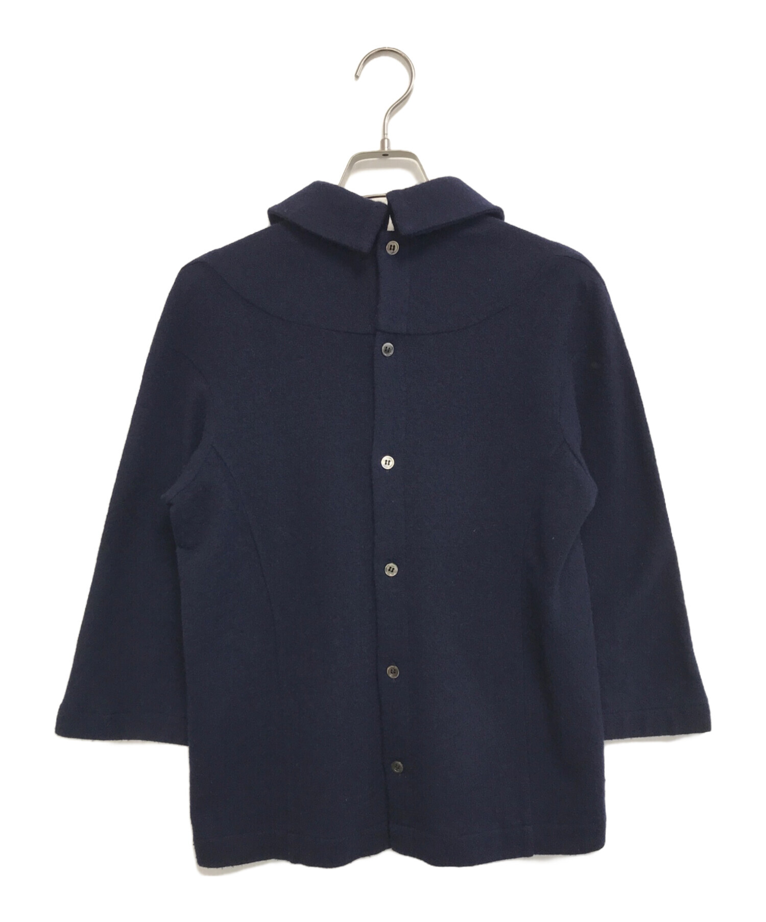 tricot COMME des GARCONS　丸襟ウールコート 中古・古着通販】tricot COMME des GARCONS (トリココムデギャルソン